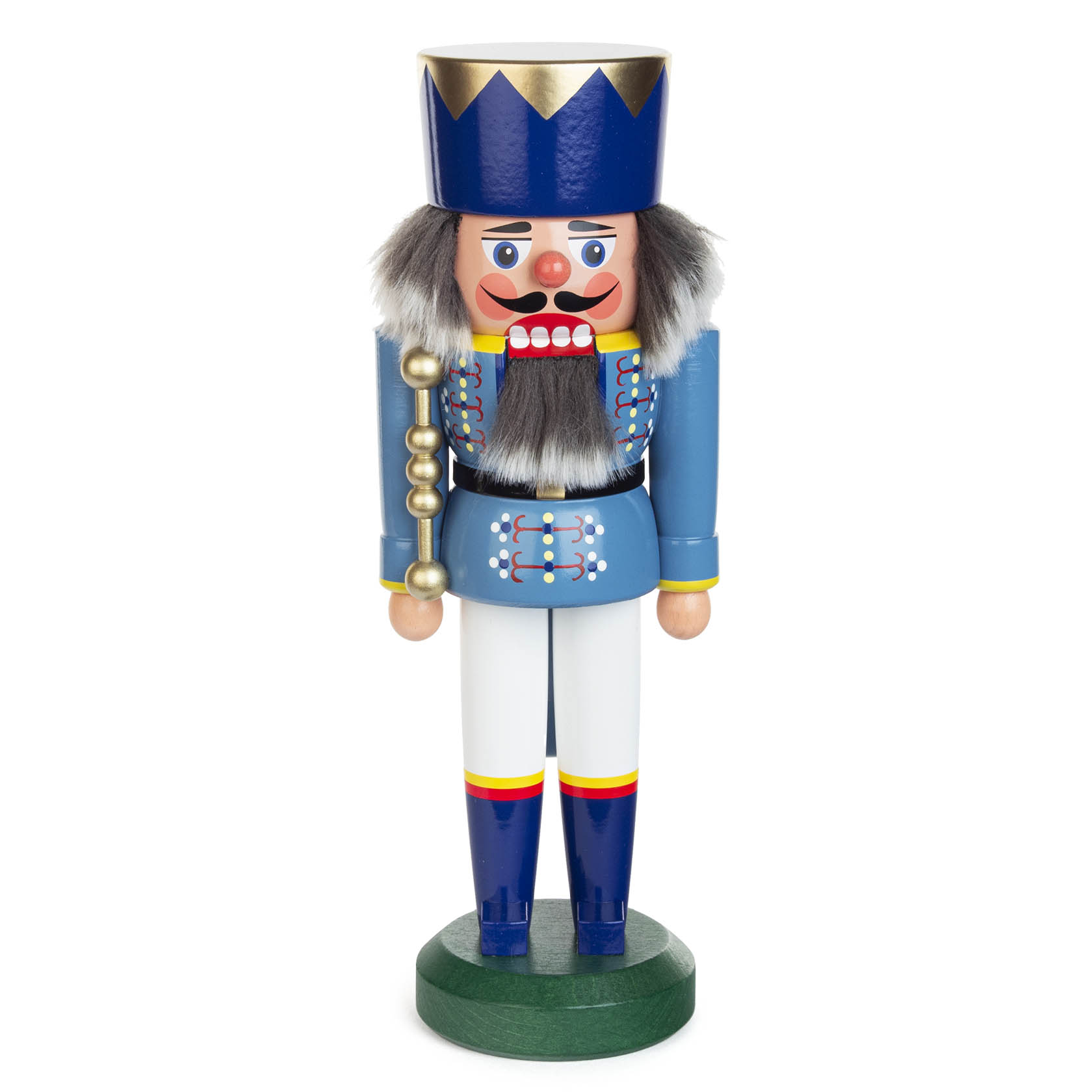 Nussknacker König hellblau-weiß, 27,5cm im Dregeno Online Shop günstig kaufen