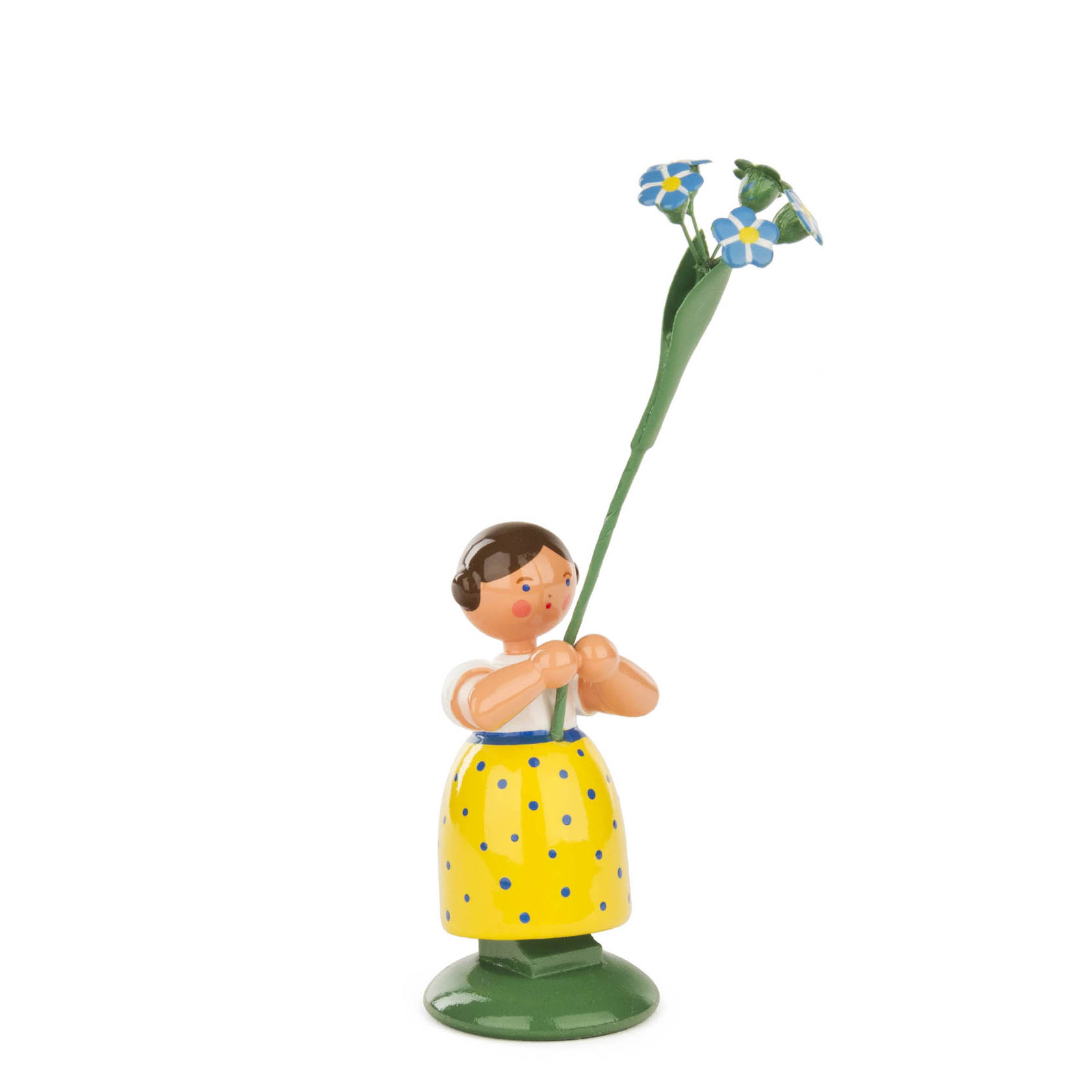 Blumenmädchen mit Vergissmeinnicht