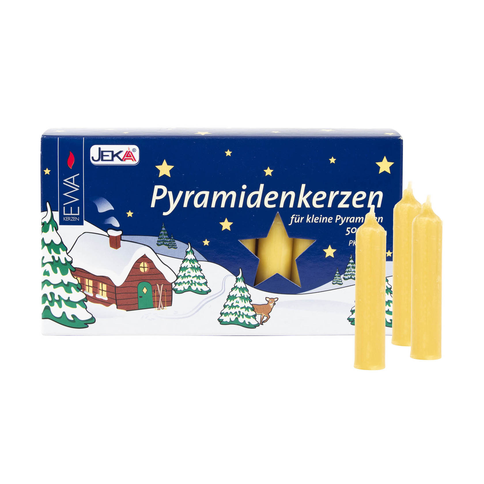 Pyramidenkerzen 14mm, honig (50) im Dregeno Online Shop günstig kaufen