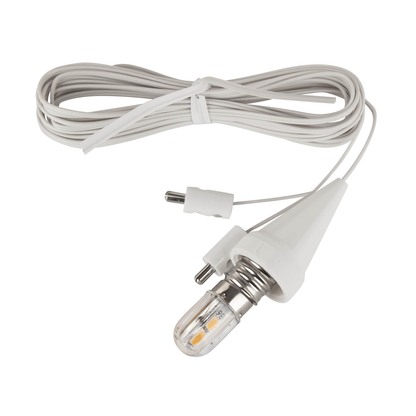 Beleuchtung für Lampenschirm, weiß 3 Meter Kabel mit LED im Dregeno Online Shop günstig kaufen