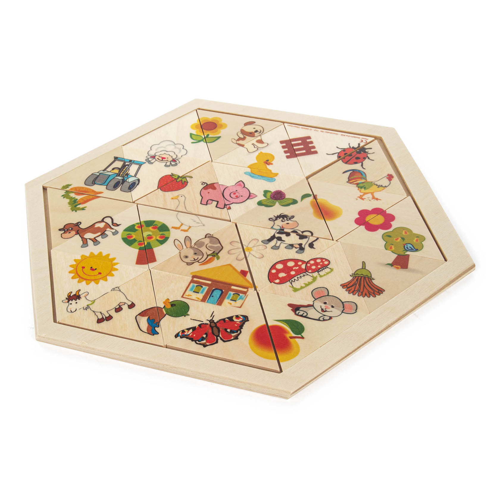 Legespiel Bauernhof 24 Teile im Dregeno Online Shop günstig kaufen
