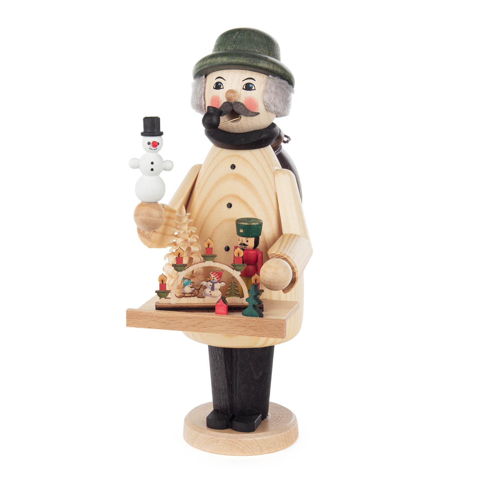 Räuchermann Weihnachtsmarktverkäufer