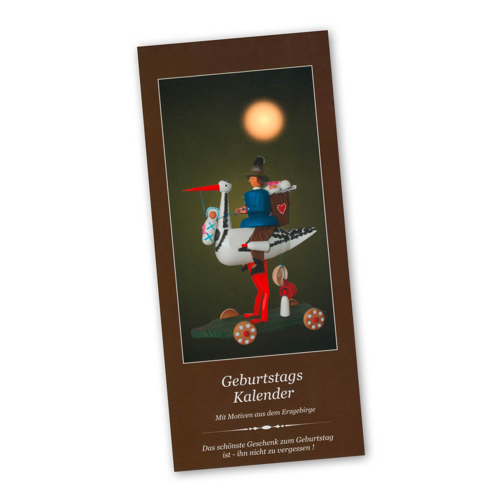 Zeitloser Geburtstagskalender mit 12 erzgebirgischen Motiven im Dregeno Online Shop günstig kaufen