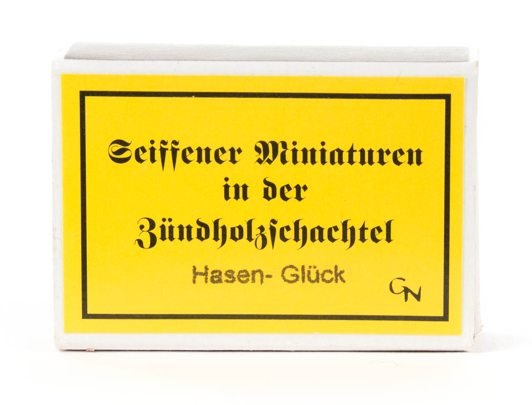 Zündholzschachtel "Hasen-Glück"  