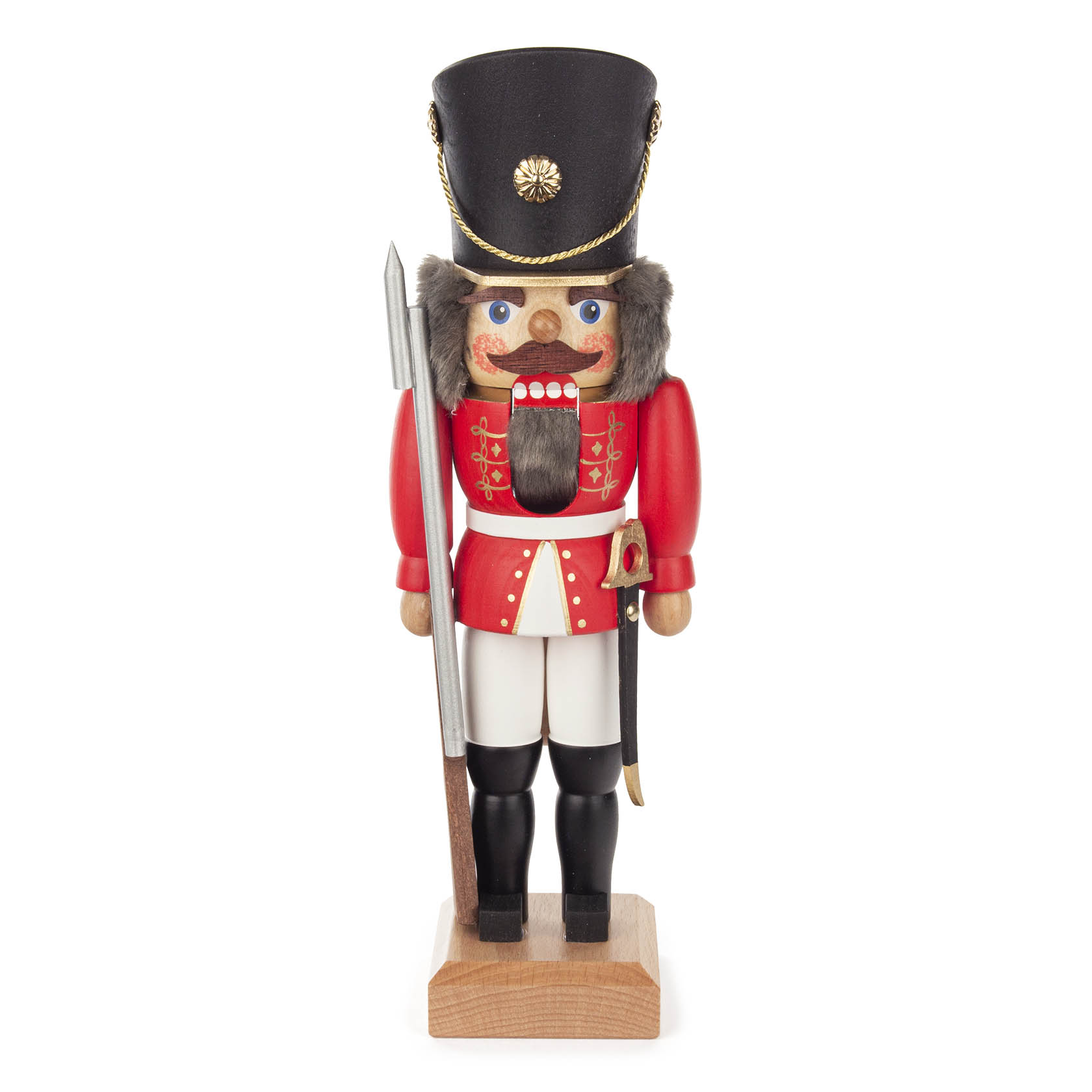 Nussknacker Soldat rot lasiert 29cm im Dregeno Online Shop günstig kaufen
