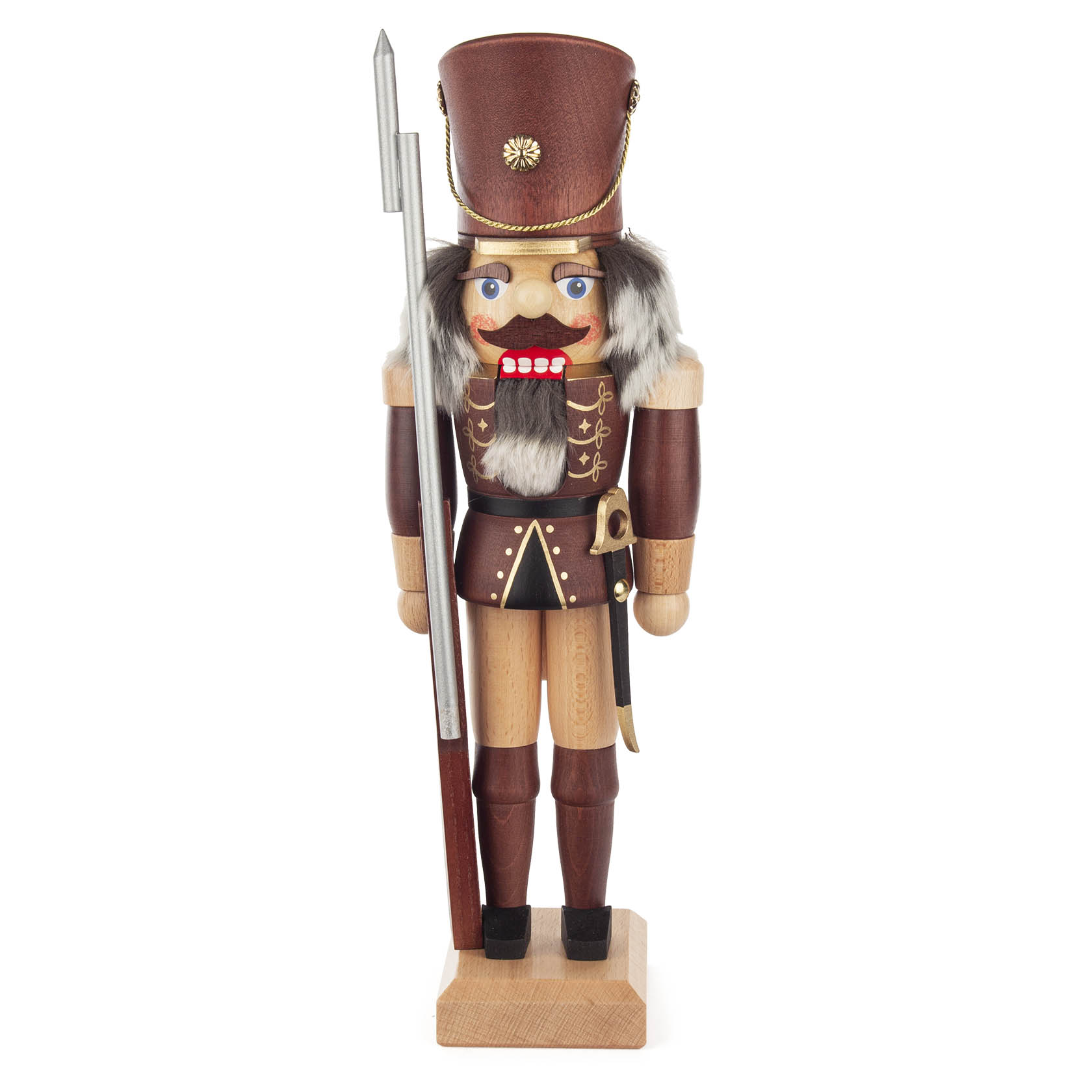 Nussknacker Soldat braun lasiert 38cm im Dregeno Online Shop günstig kaufen