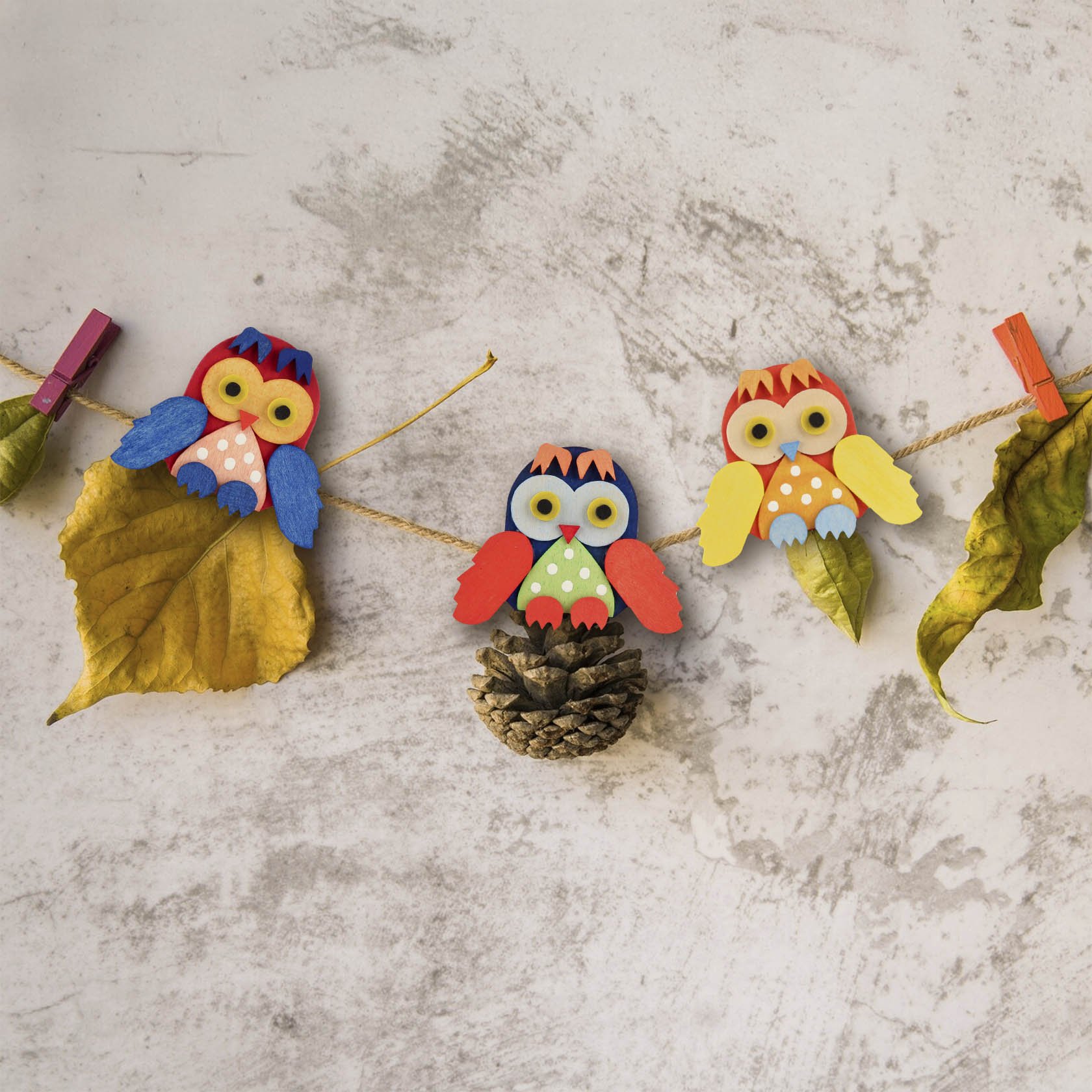 Owl on clips (12)