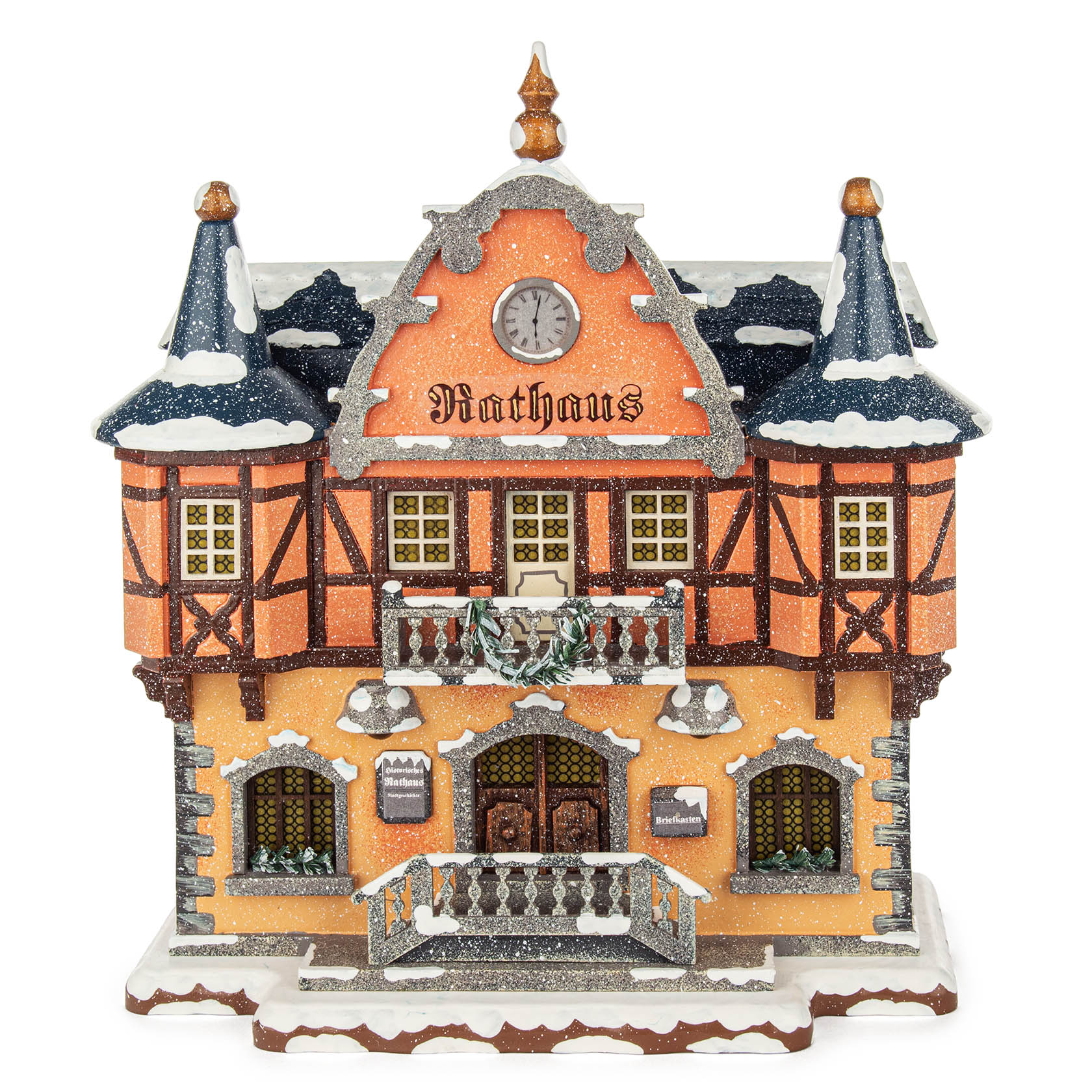 Winterkinder Rathaus elektr. beleuchtet im Dregeno Online Shop günstig kaufen