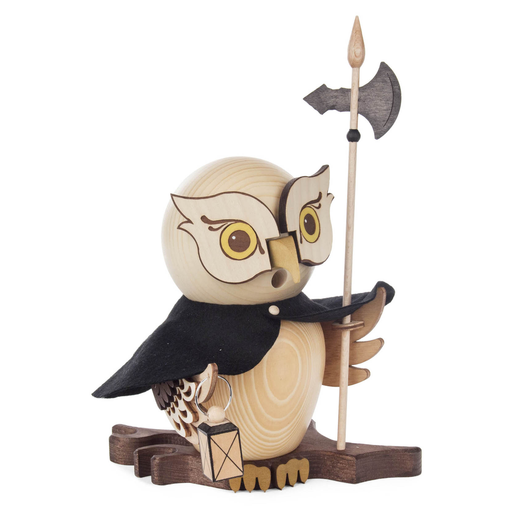 smoker owl knight watching