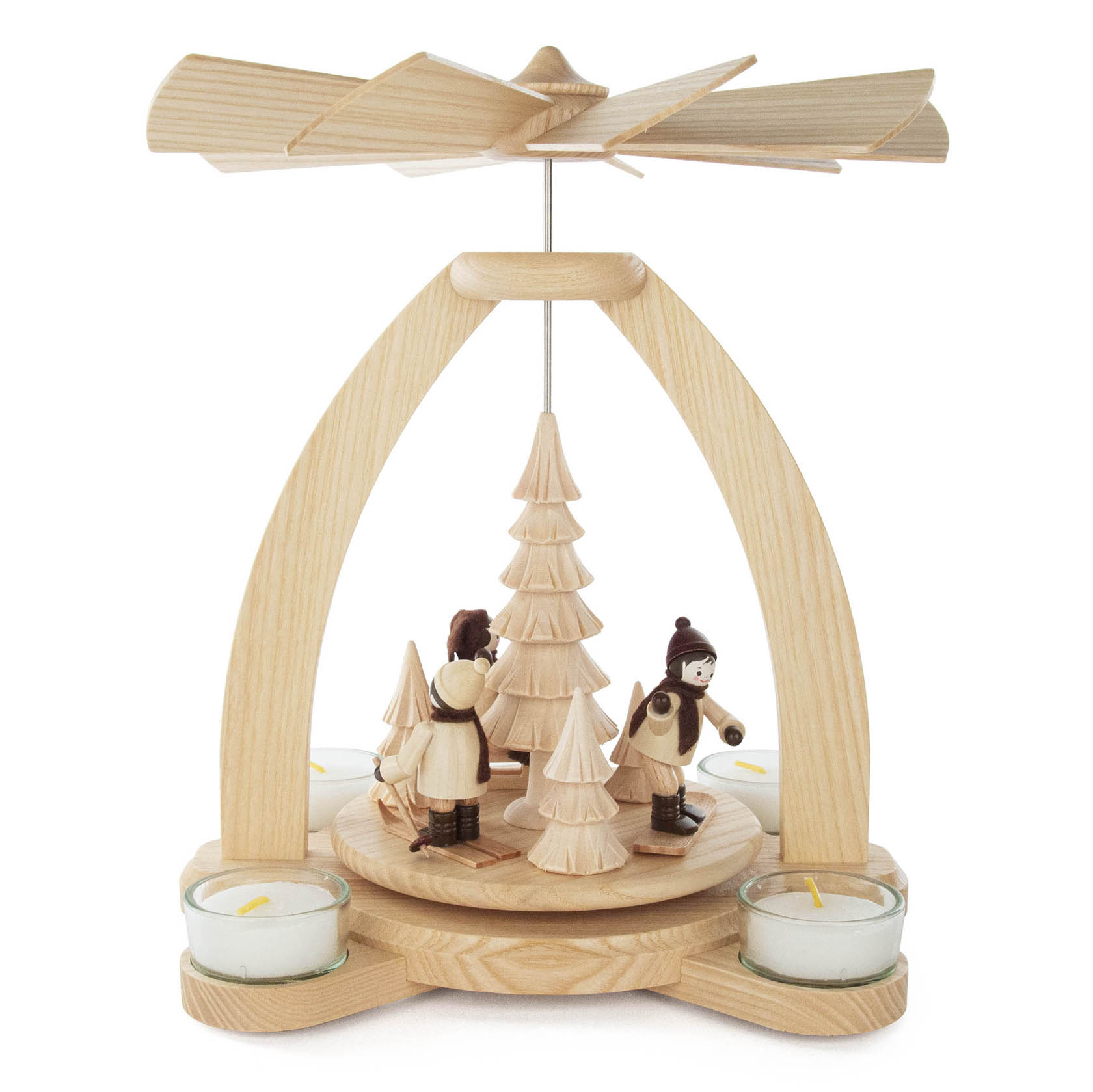 Pyramide Wintersport für Teelichte im Dregeno Online Shop günstig kaufen