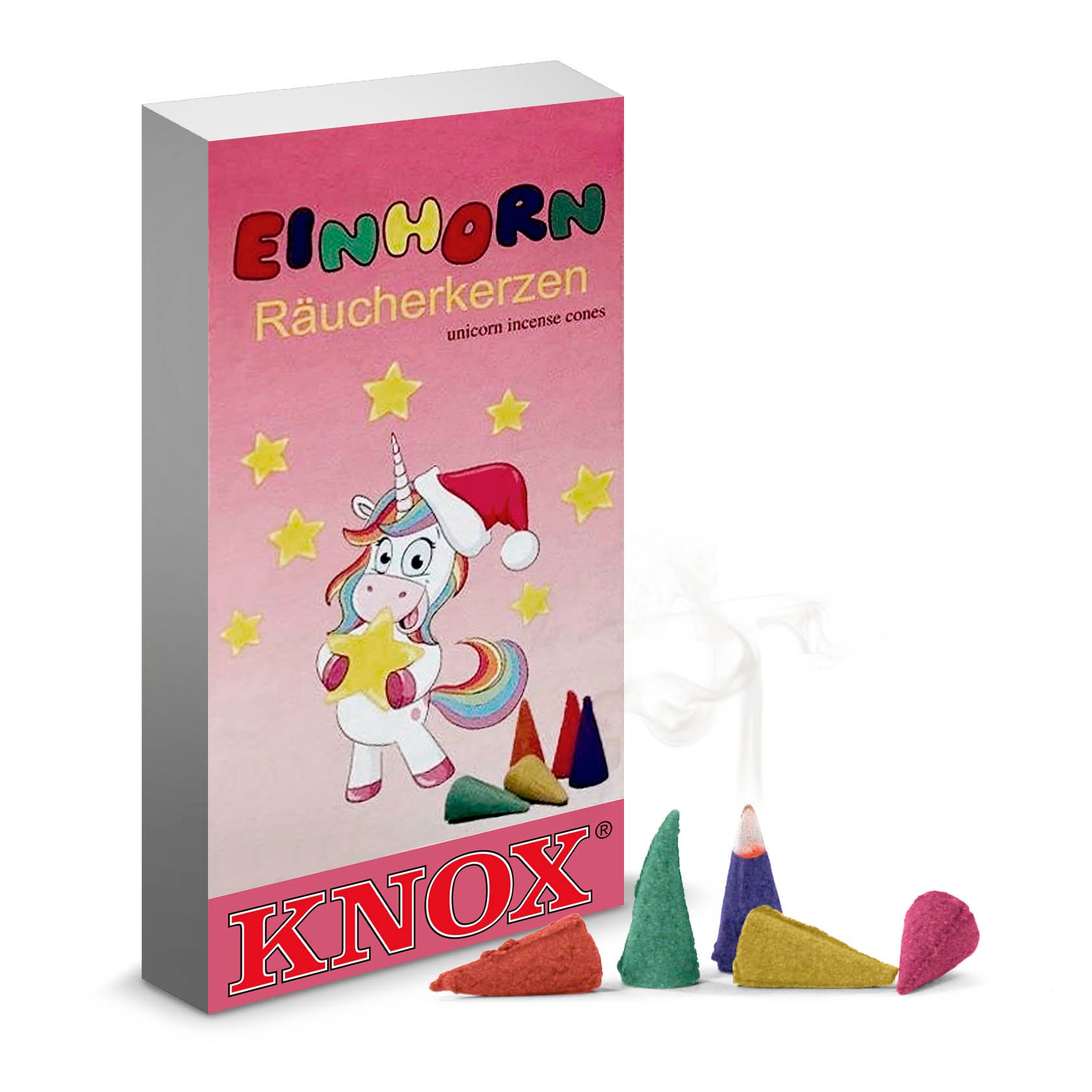 KNOX Räucherkerzen "Einhorn" (24) Apfel,Melone,Pfirsich,Erdbeere,Aprikose im Dregeno Online Shop günstig kaufen