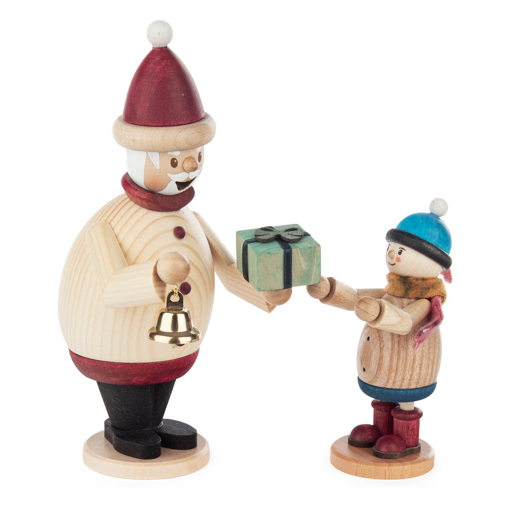 Räuchermann Weihnachtsmann mit Mäxchen