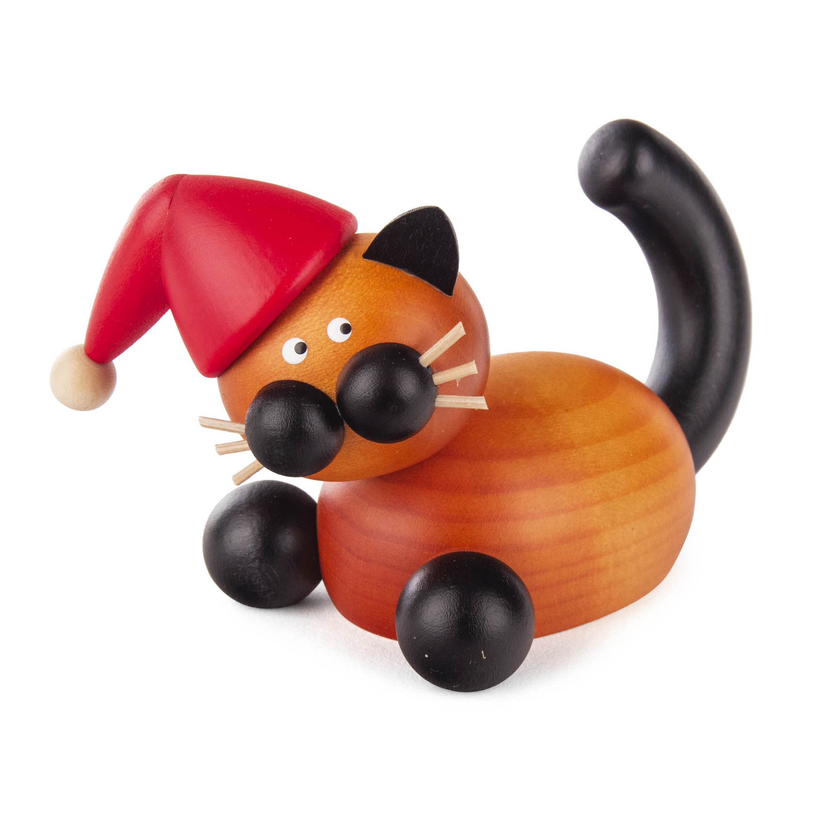 Katze Bommel auf der Lauer mit Weihnachtsmütze im Dregeno Online Shop günstig kaufen