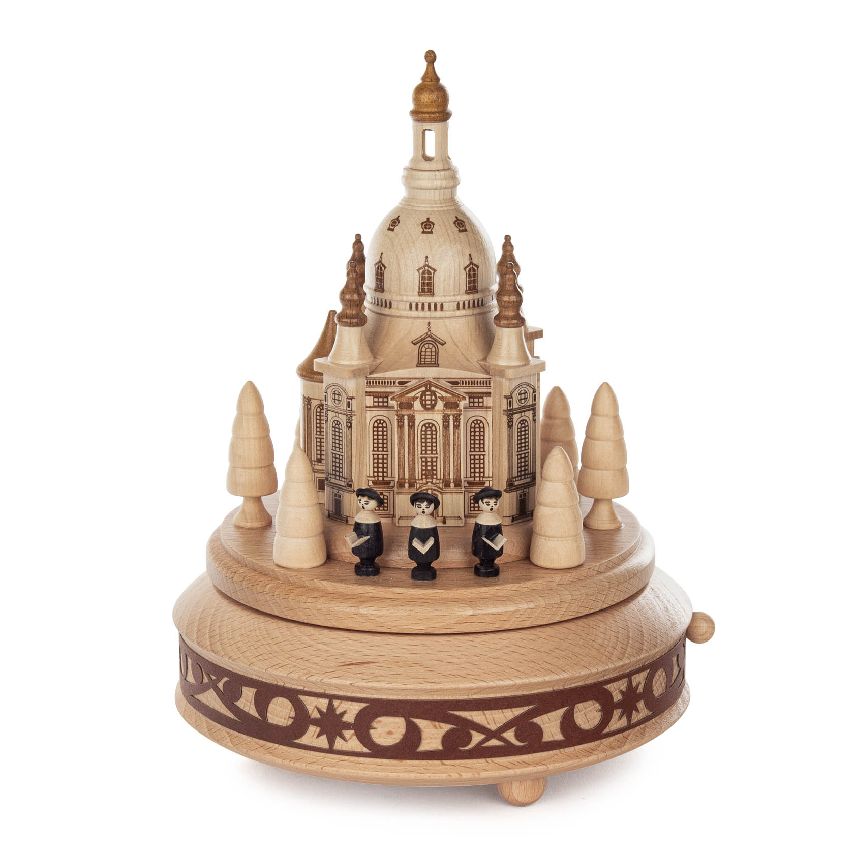 Spieldose mit Dresdner Frauenkirche