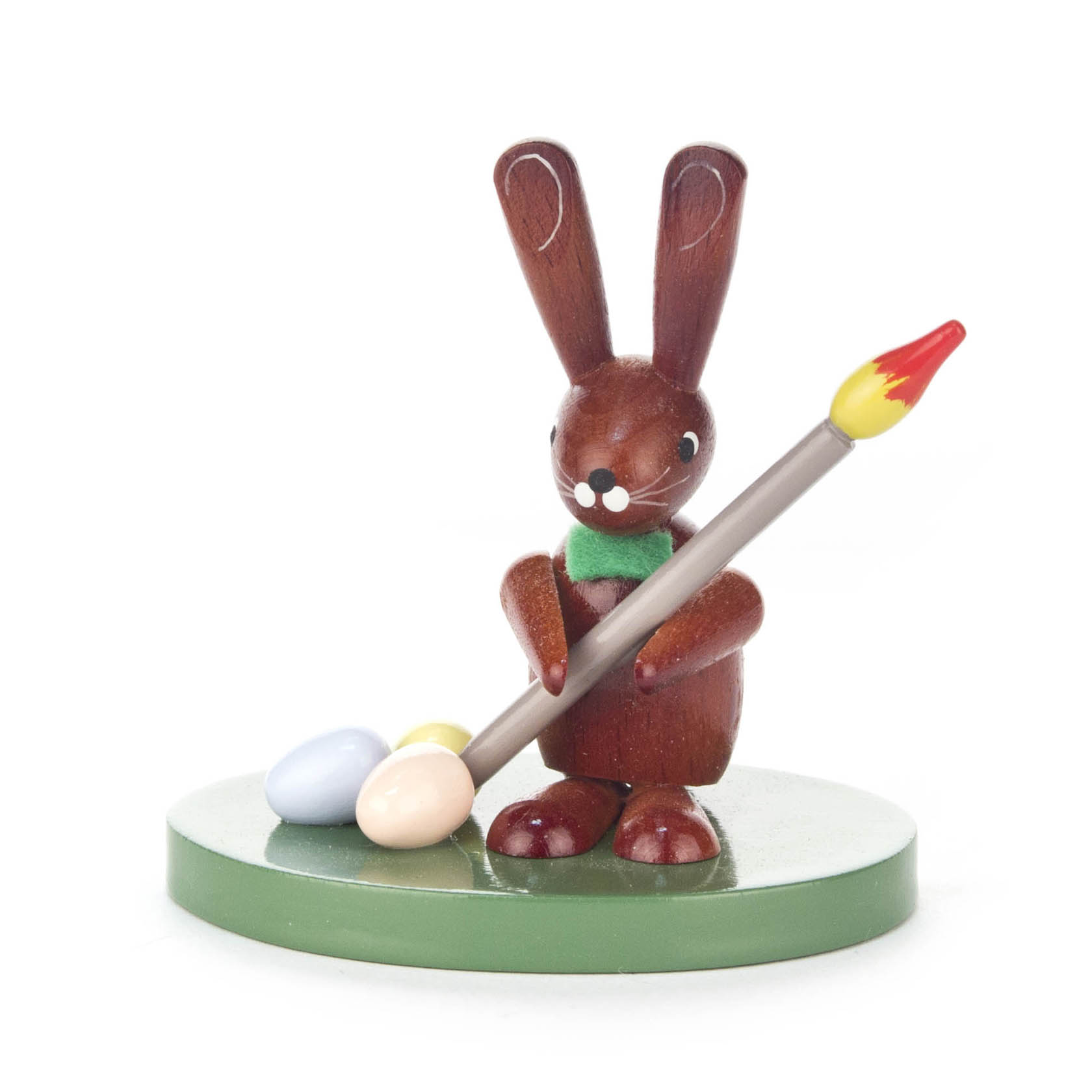 Hase mit Pinsel und Eier