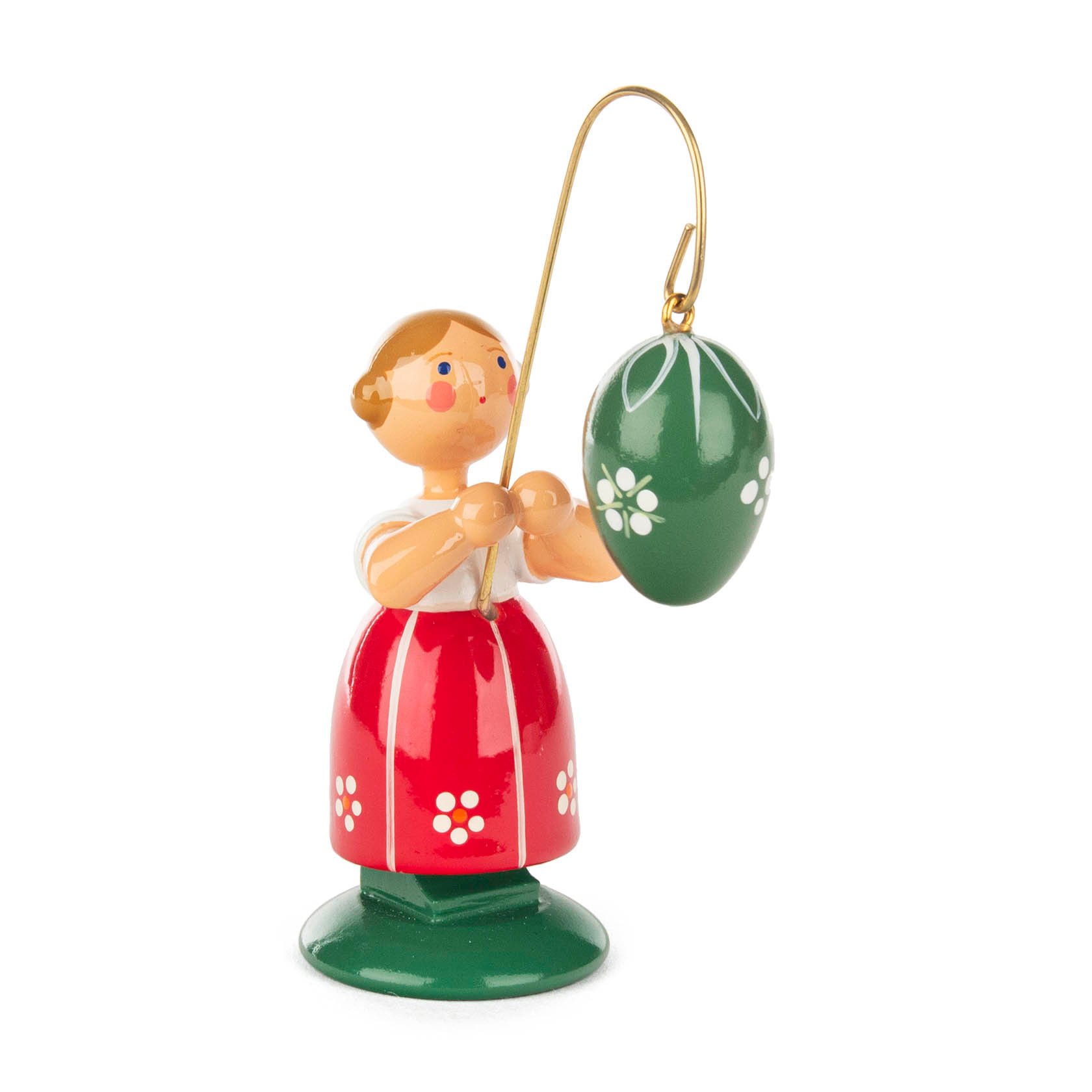 Ostermädchen mit dunkelgrünem Ei im Dregeno Online Shop günstig kaufen