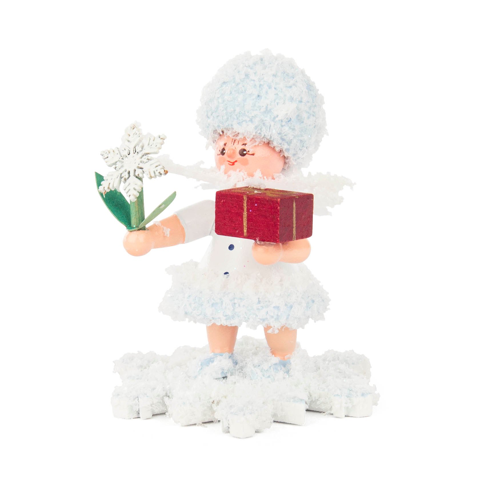 Schneeflöckchen mit Geschenk