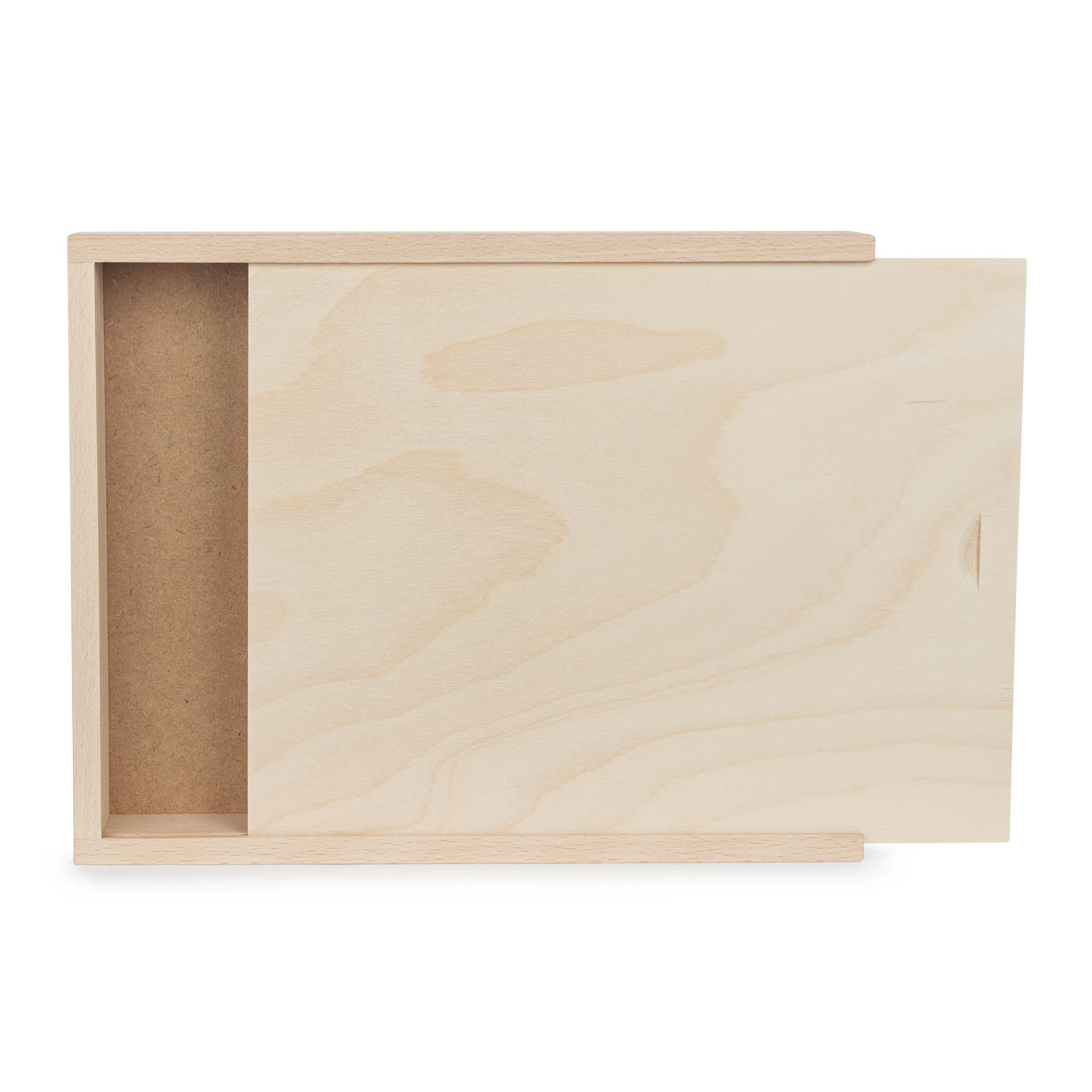 Holzkasten Nr.10 Innenmaß 268x195x29mm Außenmaß 288x215x44mm