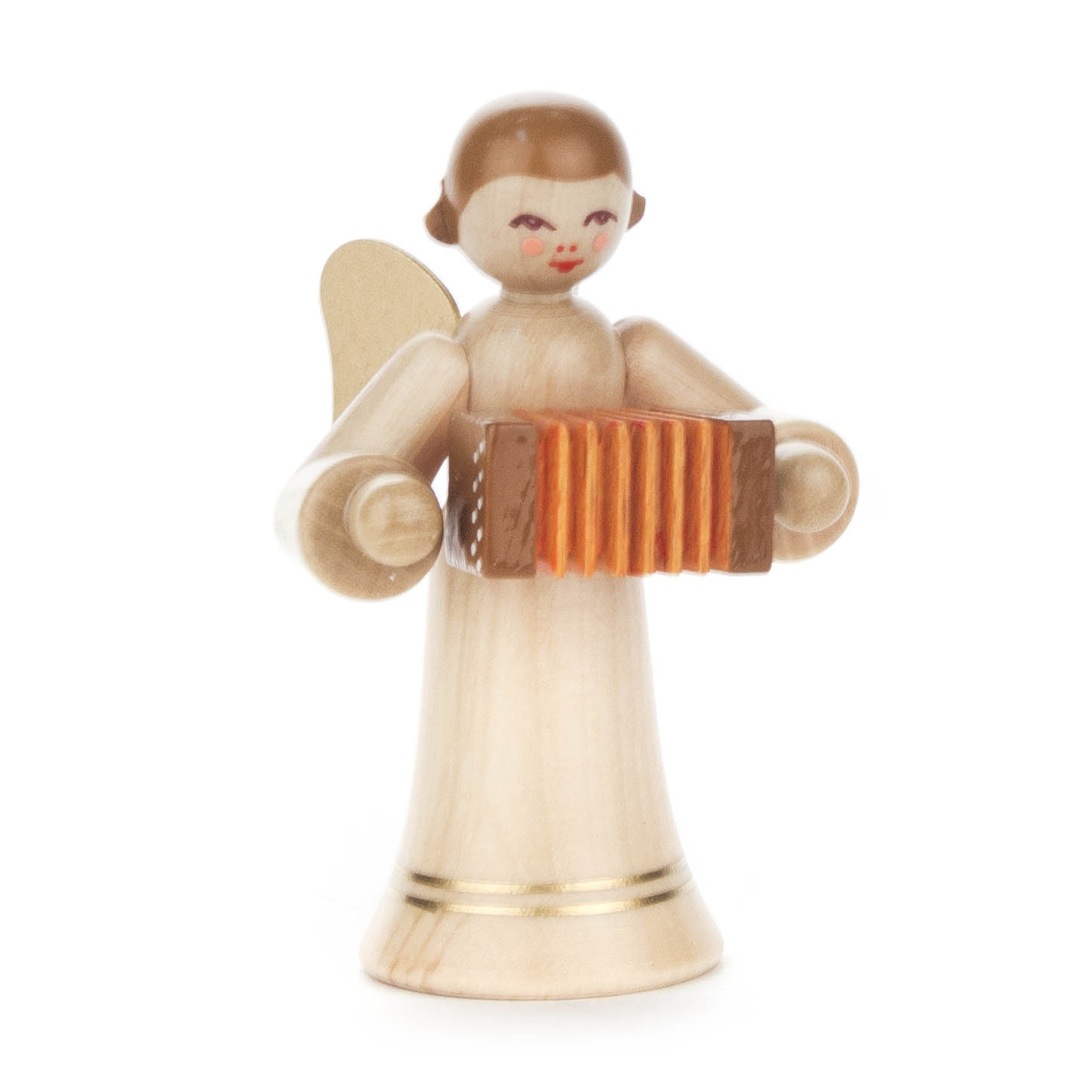 Engel mit Ziehharmonika, langer Rock, natur im Dregeno Online Shop günstig kaufen
