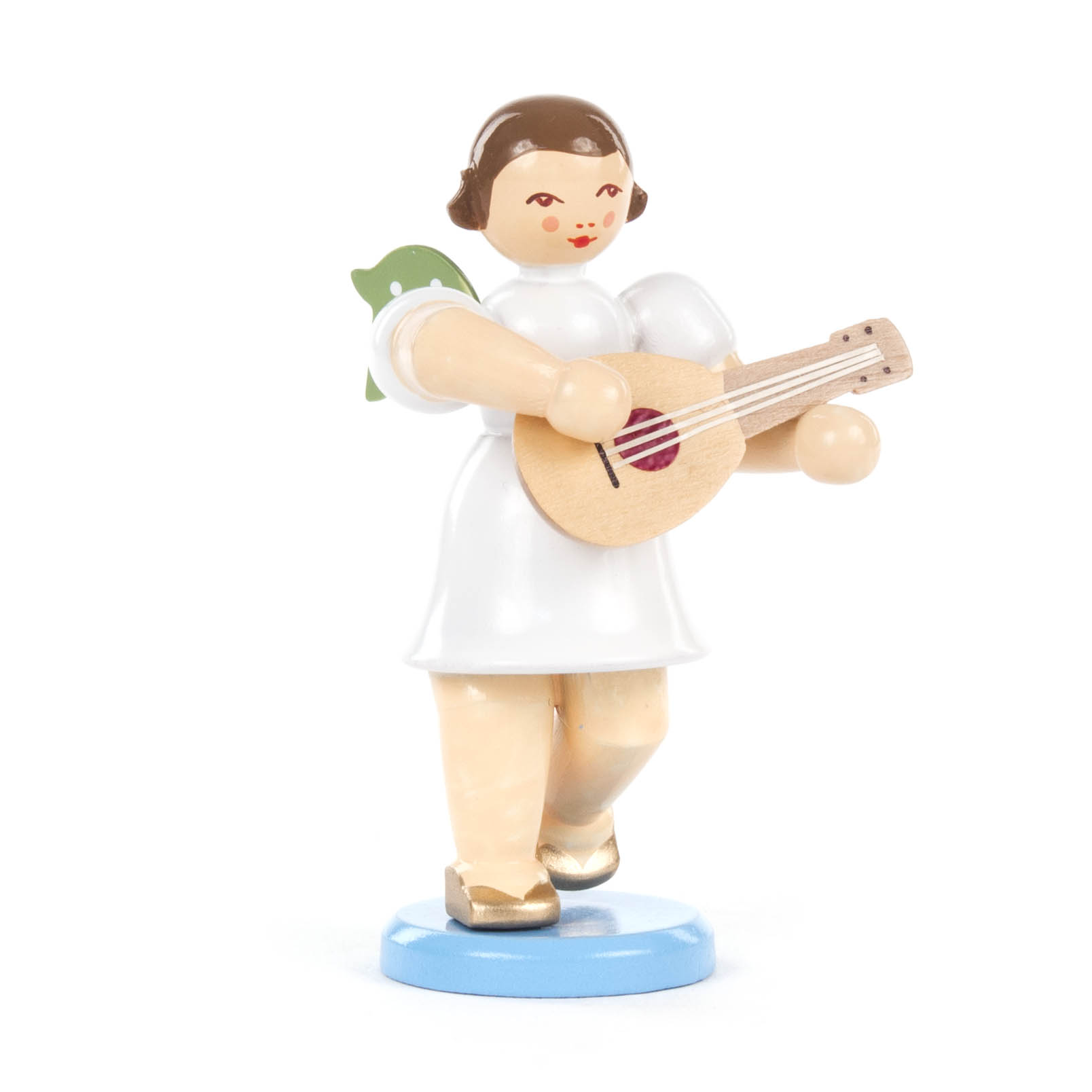 Engel mit Mandoline, kurzer Rock, farbig im Dregeno Online Shop günstig kaufen