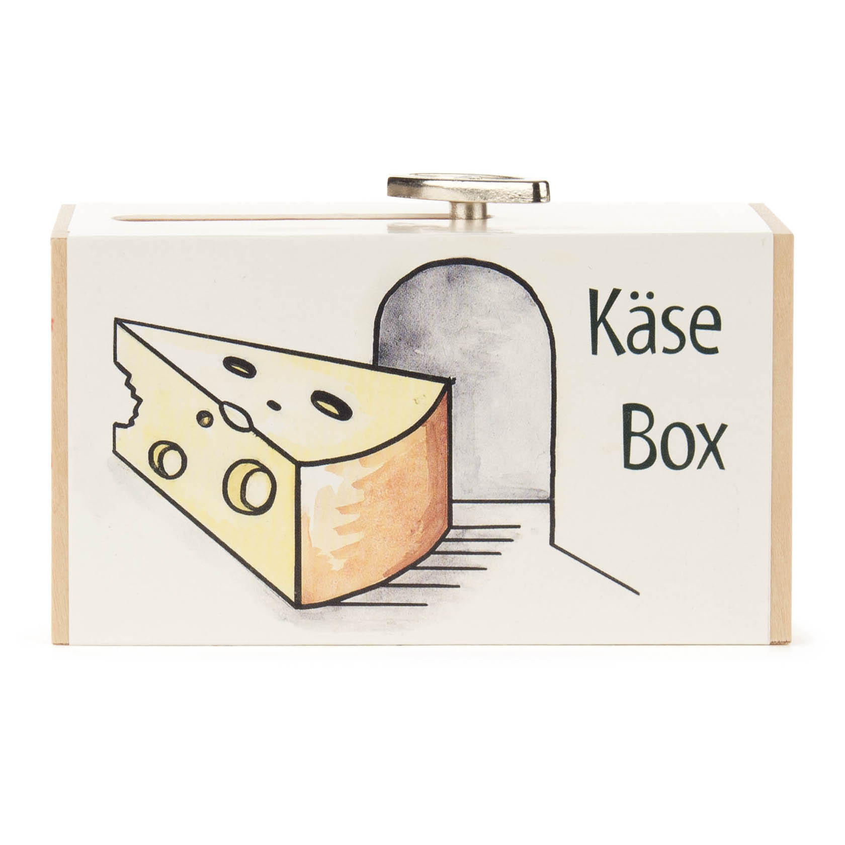 Schiebebox "Käse-Box" mit Maus Melodie: Small World