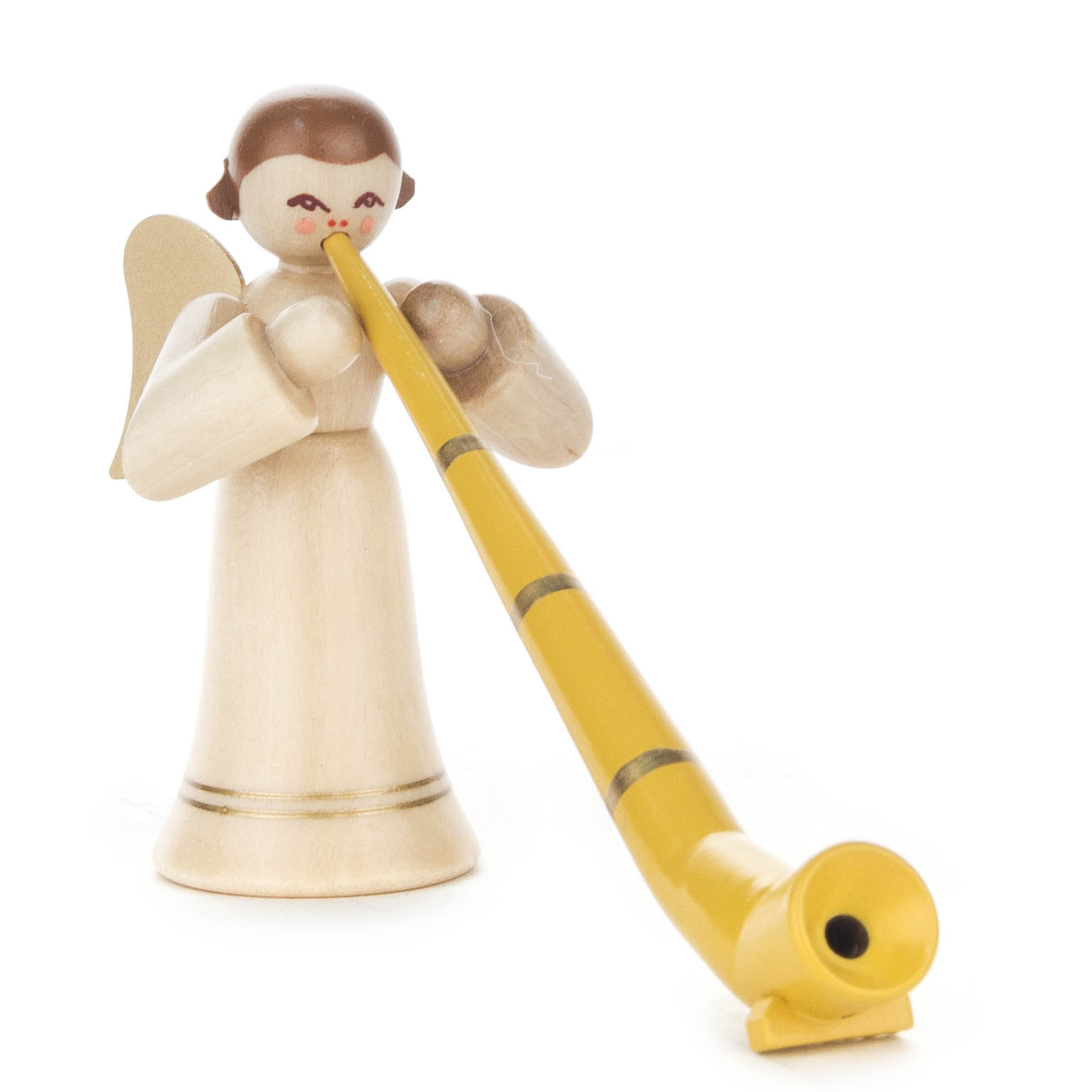 Engel mit Alphorn, langer Rock, natur im Dregeno Online Shop günstig kaufen
