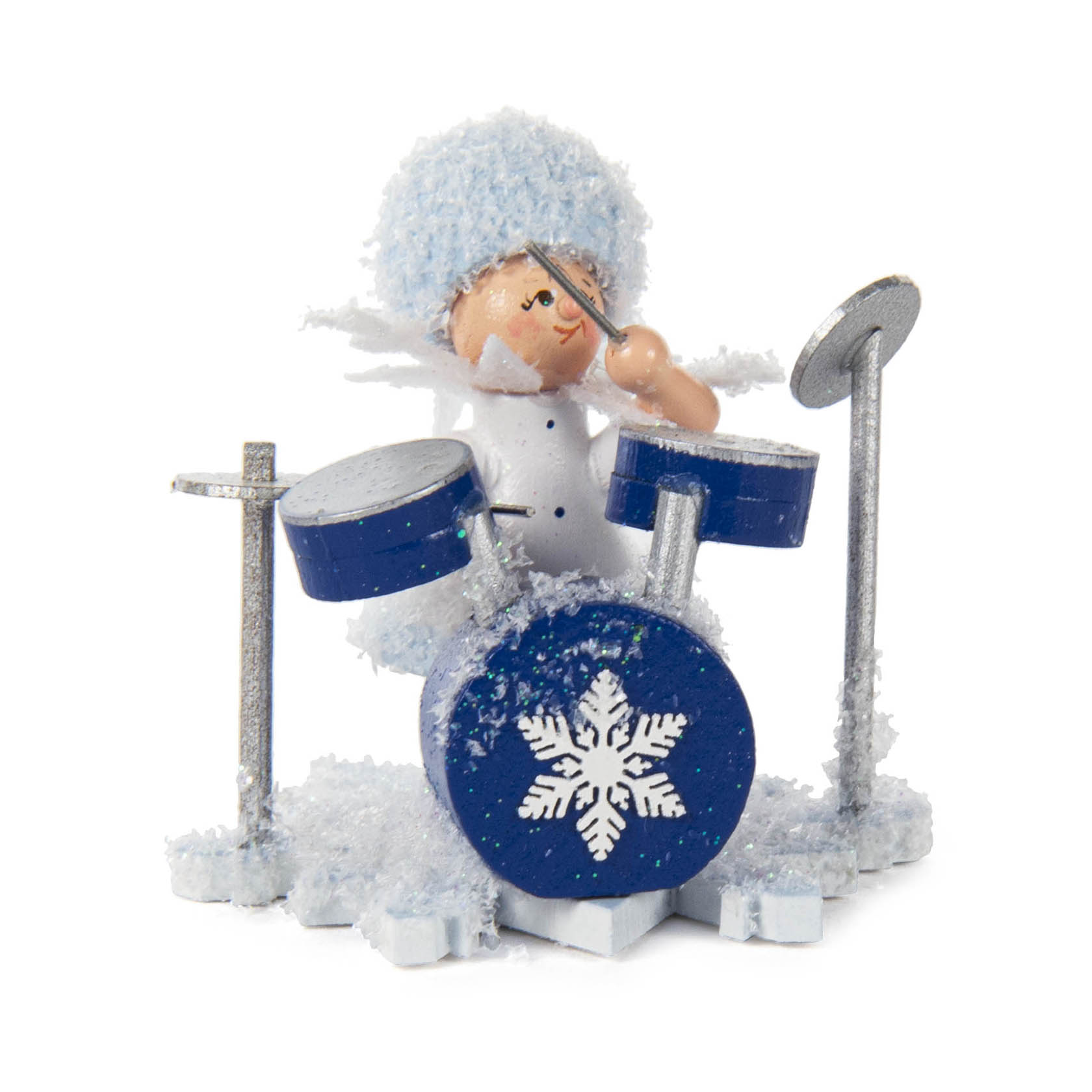 Schneeflöckchen mit Schlagzeug