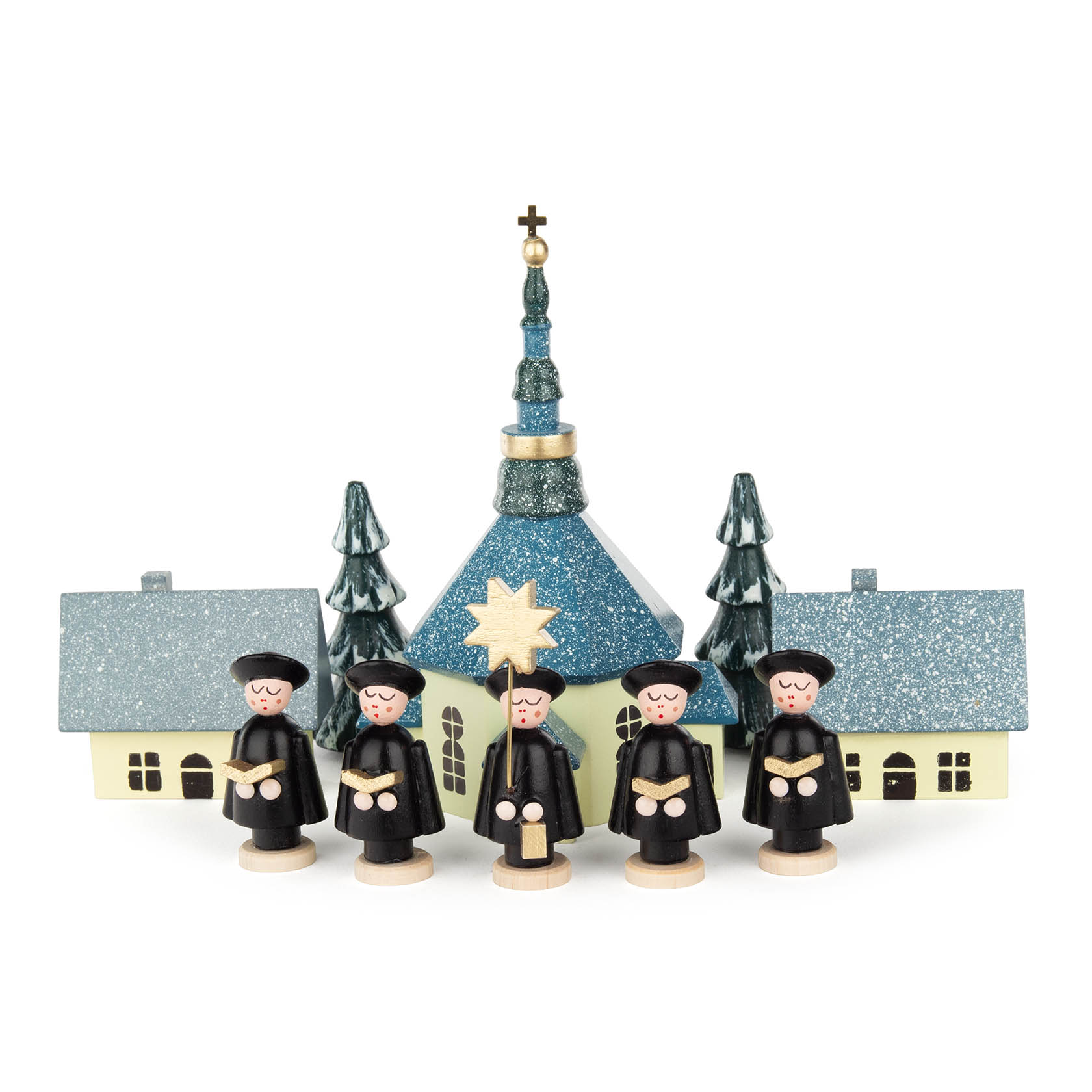 Kurrende mit Seiffener Kirche,farbig im Dregeno Online Shop günstig kaufen