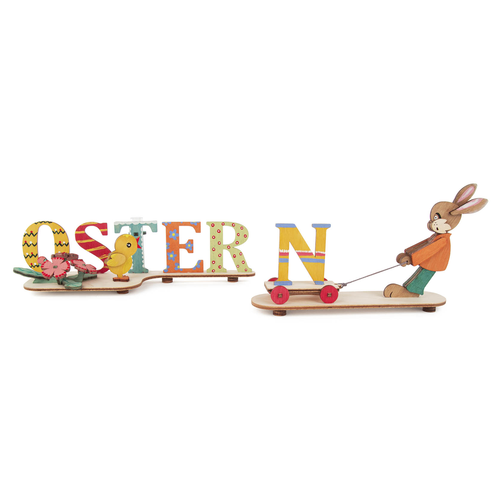 Bastelset Osterschrift mit Vase