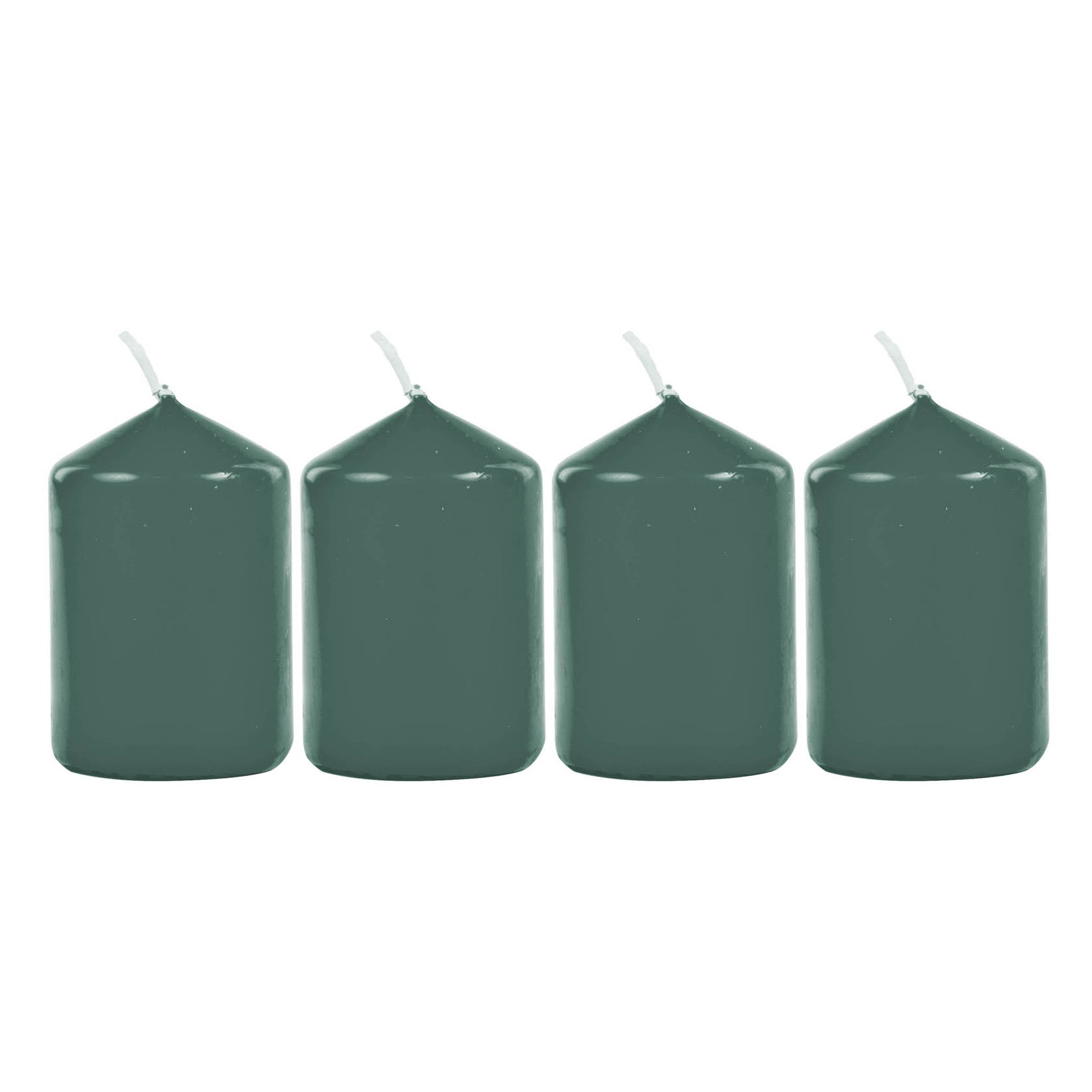 Stumpenkerzen grün 6cm (4) UK 12 im Dregeno Online Shop günstig kaufen