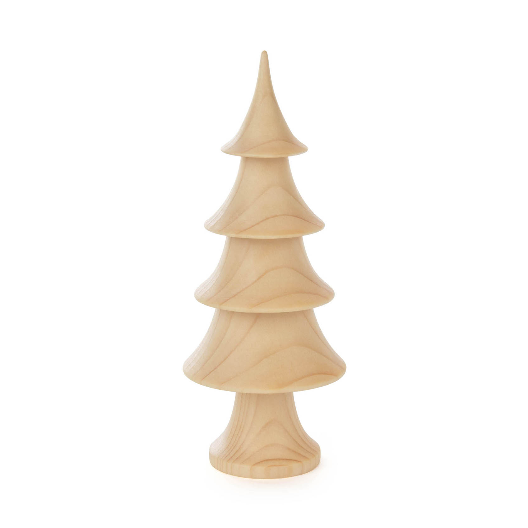 Massivholzbaum mit Stamm, 17 cm natur, Stufenform spitz im Dregeno Online Shop günstig kaufen