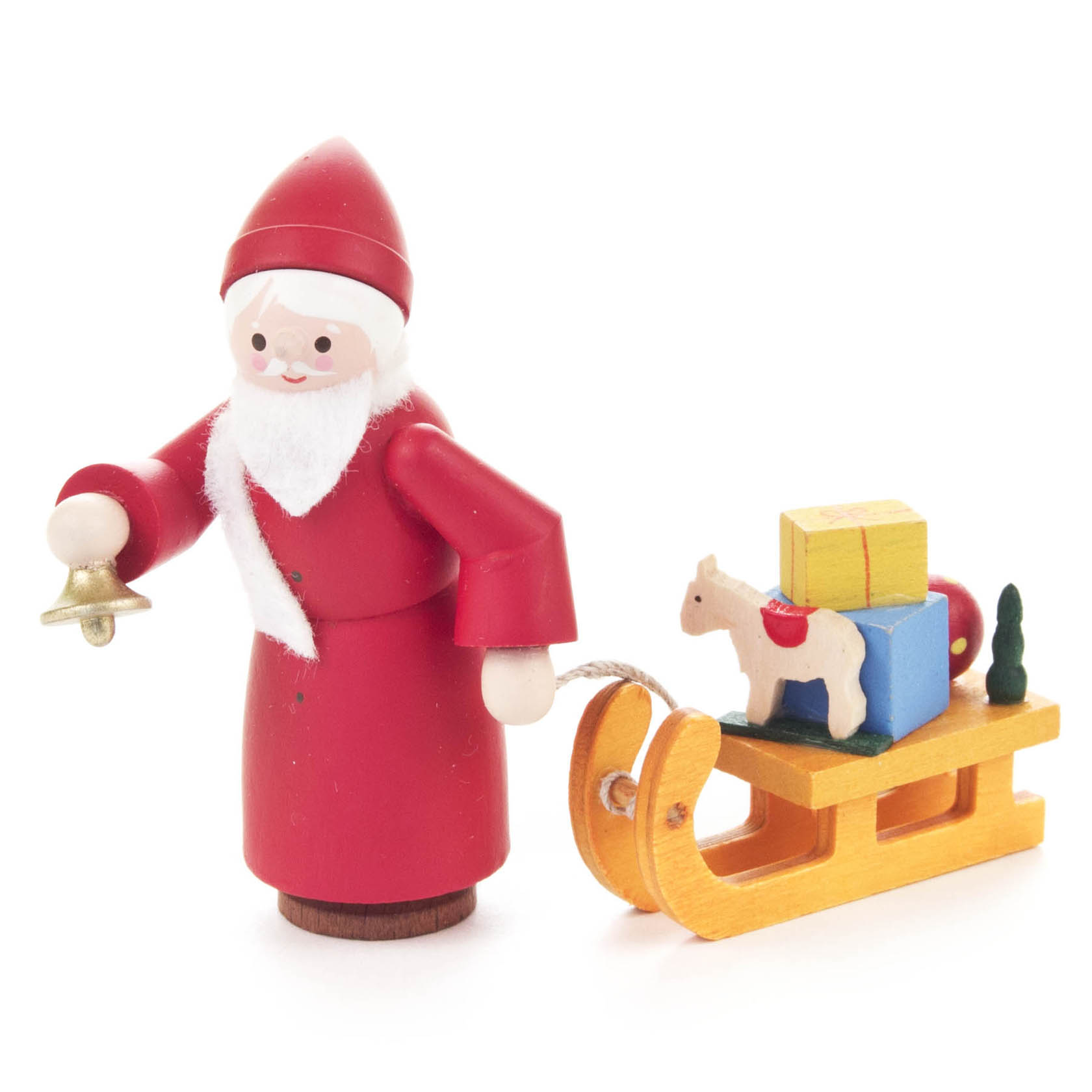 Nikolaus mit Schlitten, farbig im Dregeno Online Shop günstig kaufen