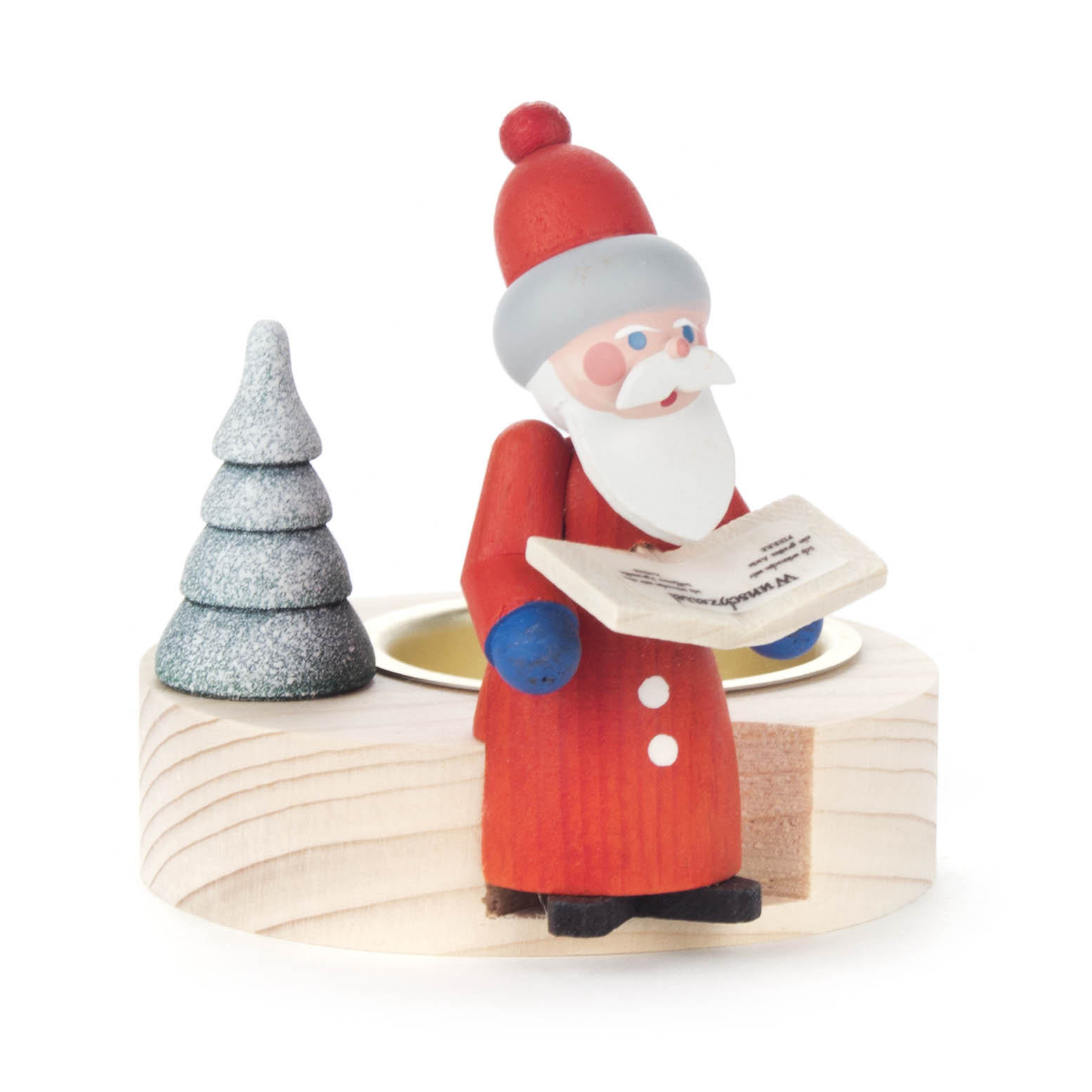 Teelichthalter mit Weihnachtsmann Lichtelhocker im Dregeno Online Shop günstig kaufen