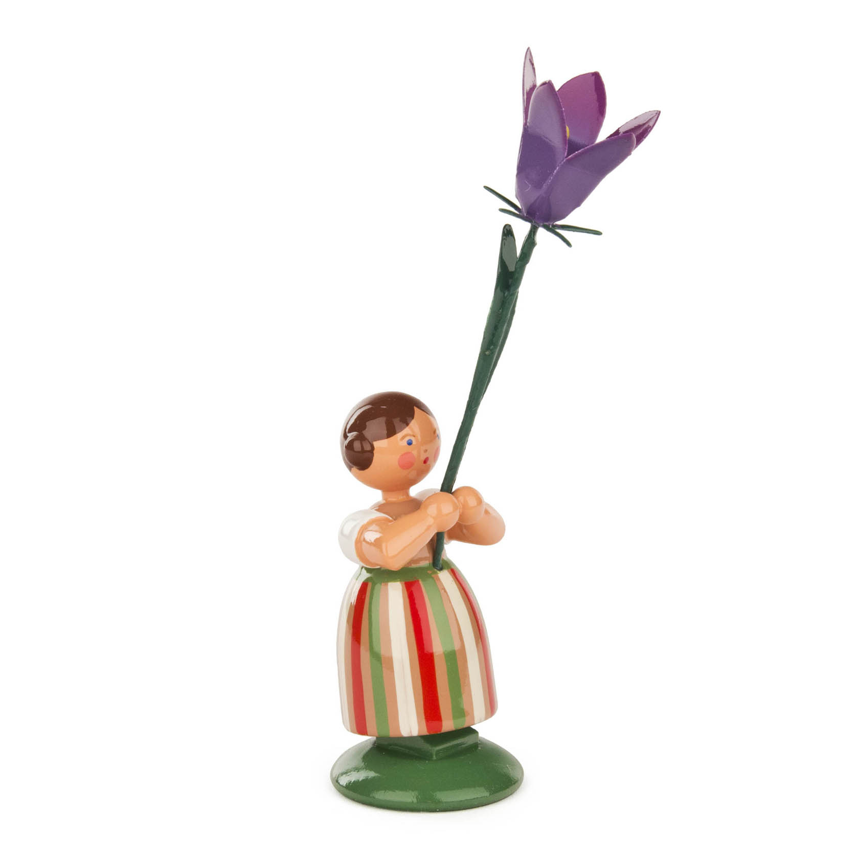 Blumenmädchen mit lila Glockenblume im Dregeno Online Shop günstig kaufen