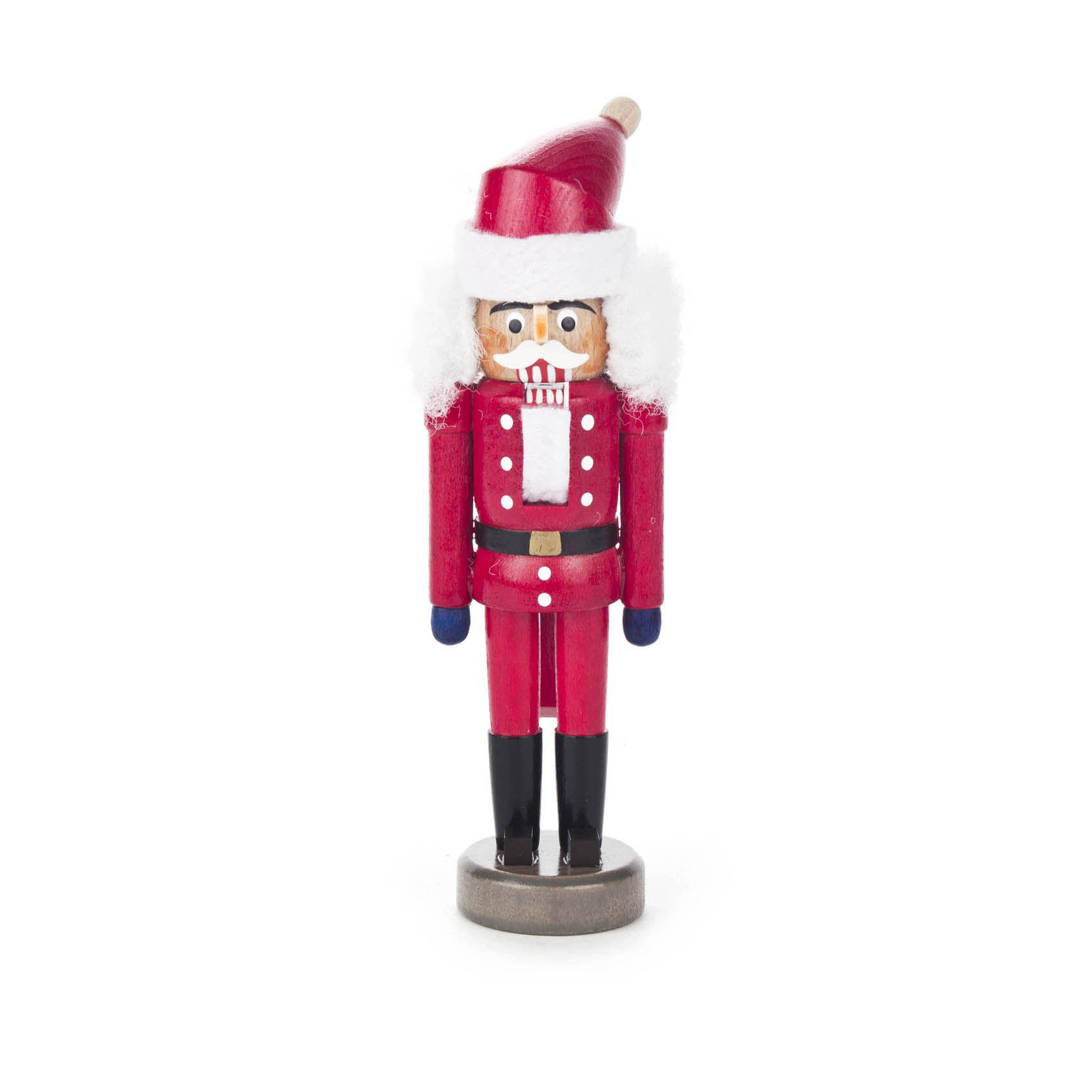 Nussknacker Weihnachtsmann rot, 14cm
