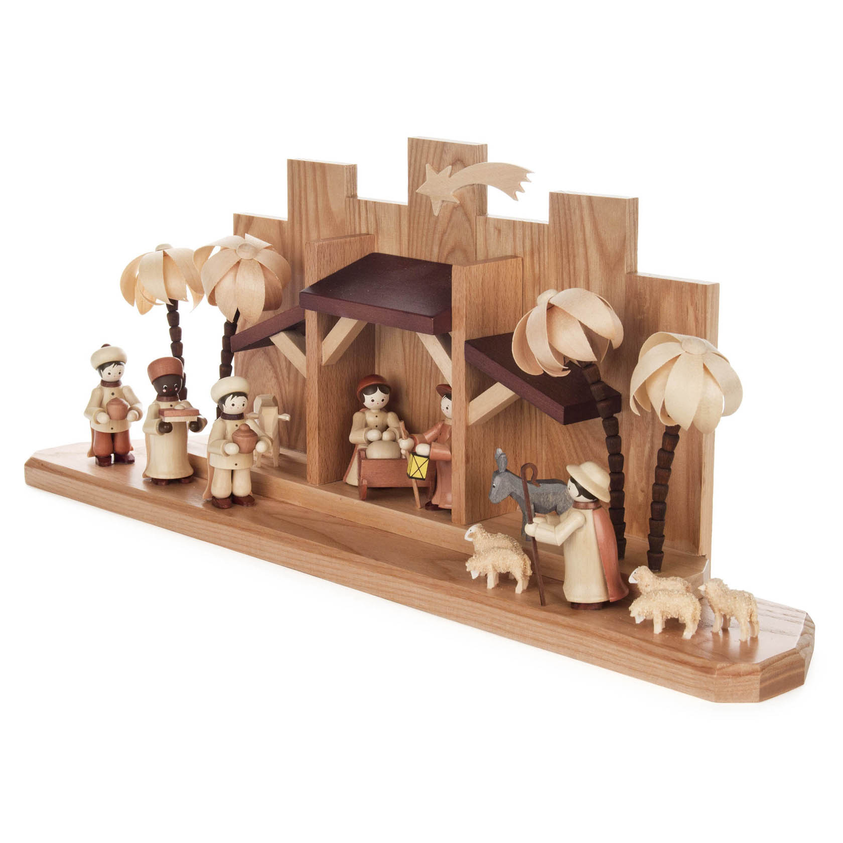 Krippe Christi Geburt komplett mit Figurensatz