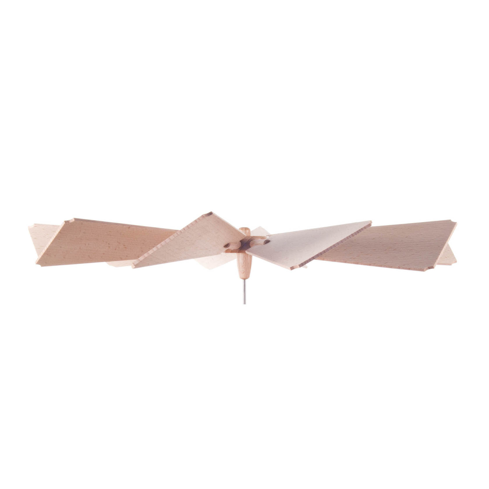 Ein Flügelrad mit 10 Blättern, einem Durchmesser von 40 cm und einer 2 mm Bohrung.