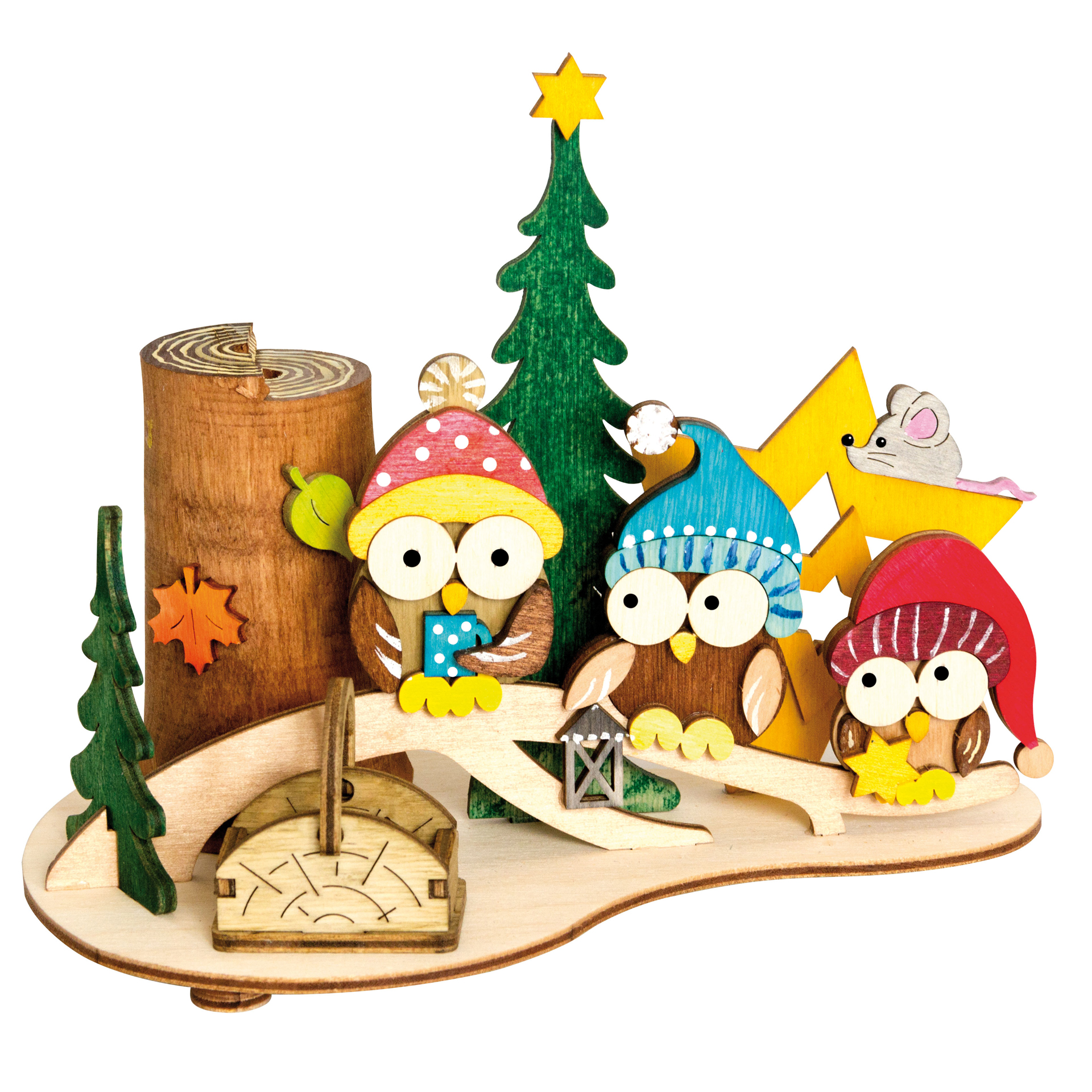 Bastelset Räucherhaus Eulen im Dregeno Online Shop günstig kaufen