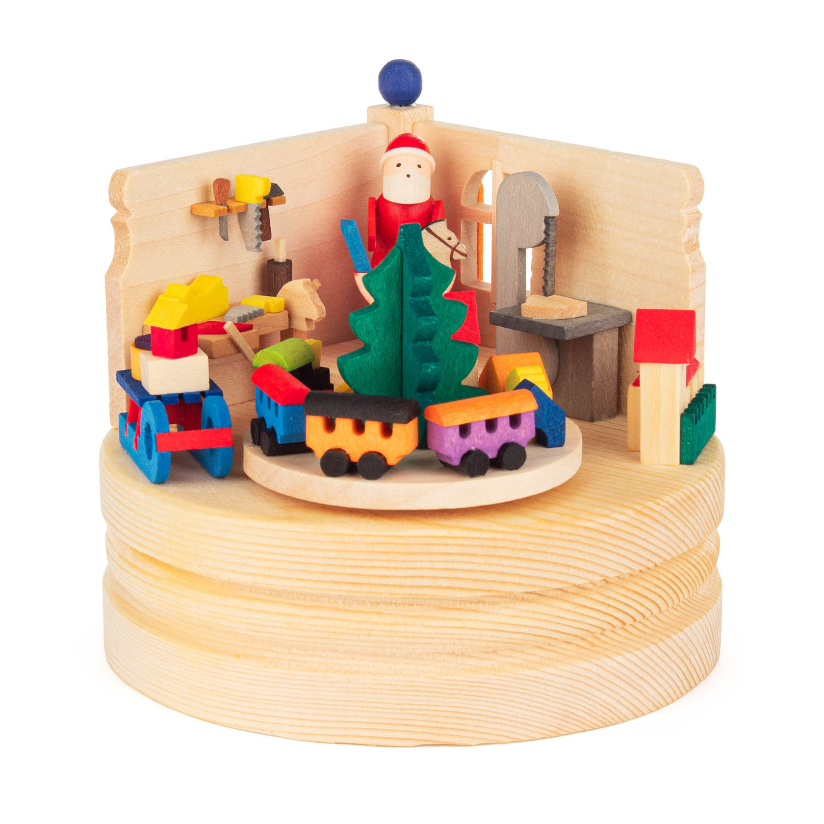 Spieldose Weihnachtsmannwerkstatt Melodie Leise rieselt der Schnee im Dregeno Online Shop günstig kaufen