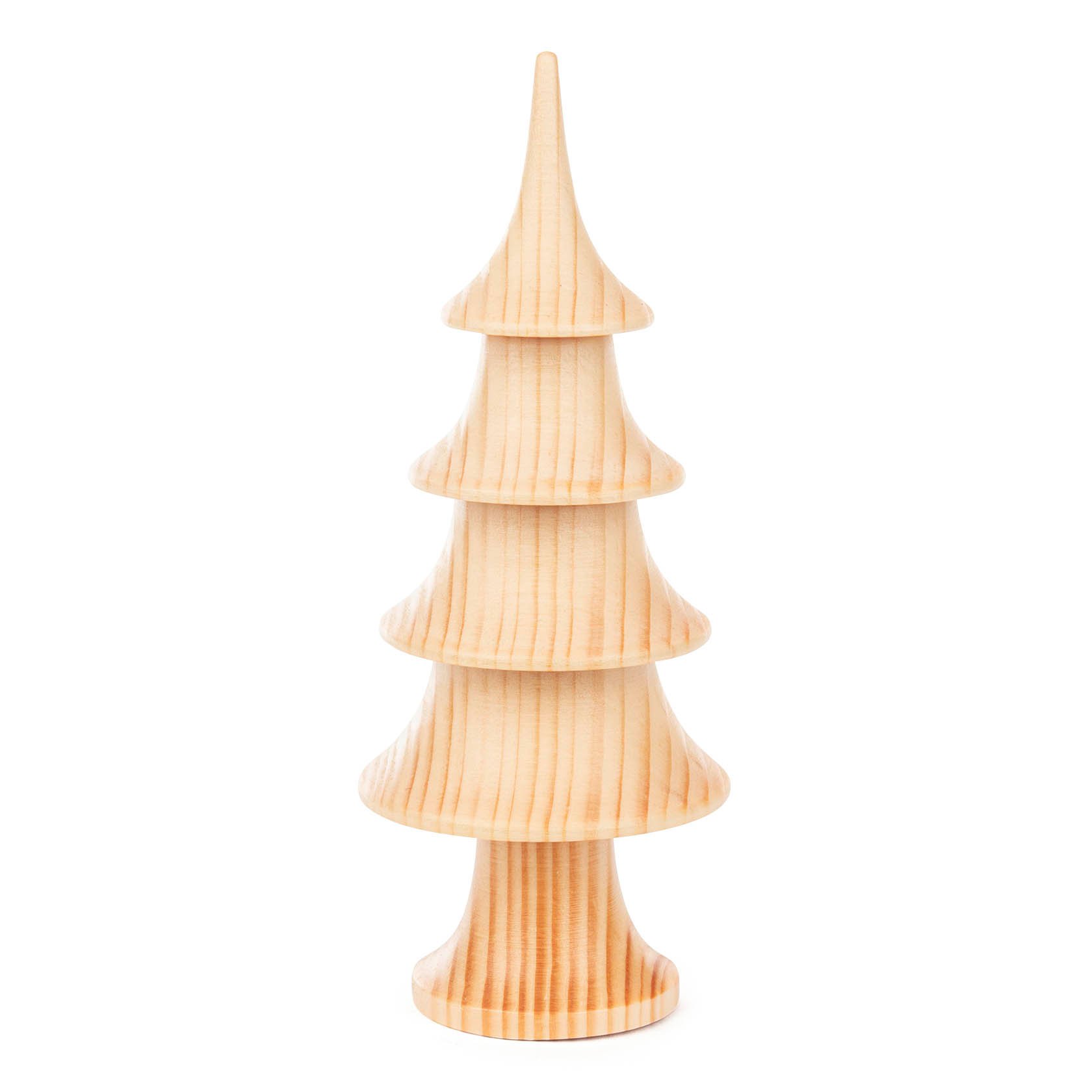 Massivholzbaum natur Stufenform spitz Höhe 15cm im Dregeno Online Shop günstig kaufen