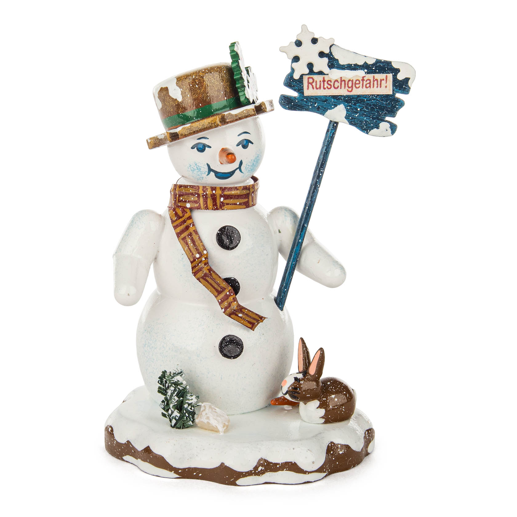 Winterkinder Schneemann "Rutschgefahr" 9,0cm im Dregeno Online Shop günstig kaufen
