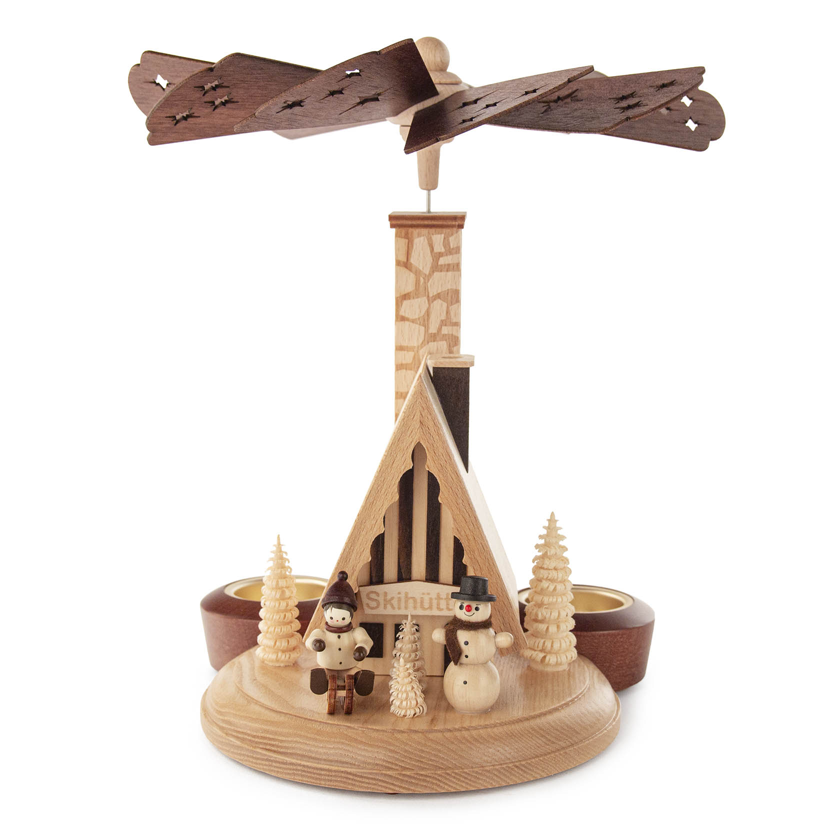 Räucherpyramide Skihütte für Teelichte im Dregeno Online Shop günstig kaufen