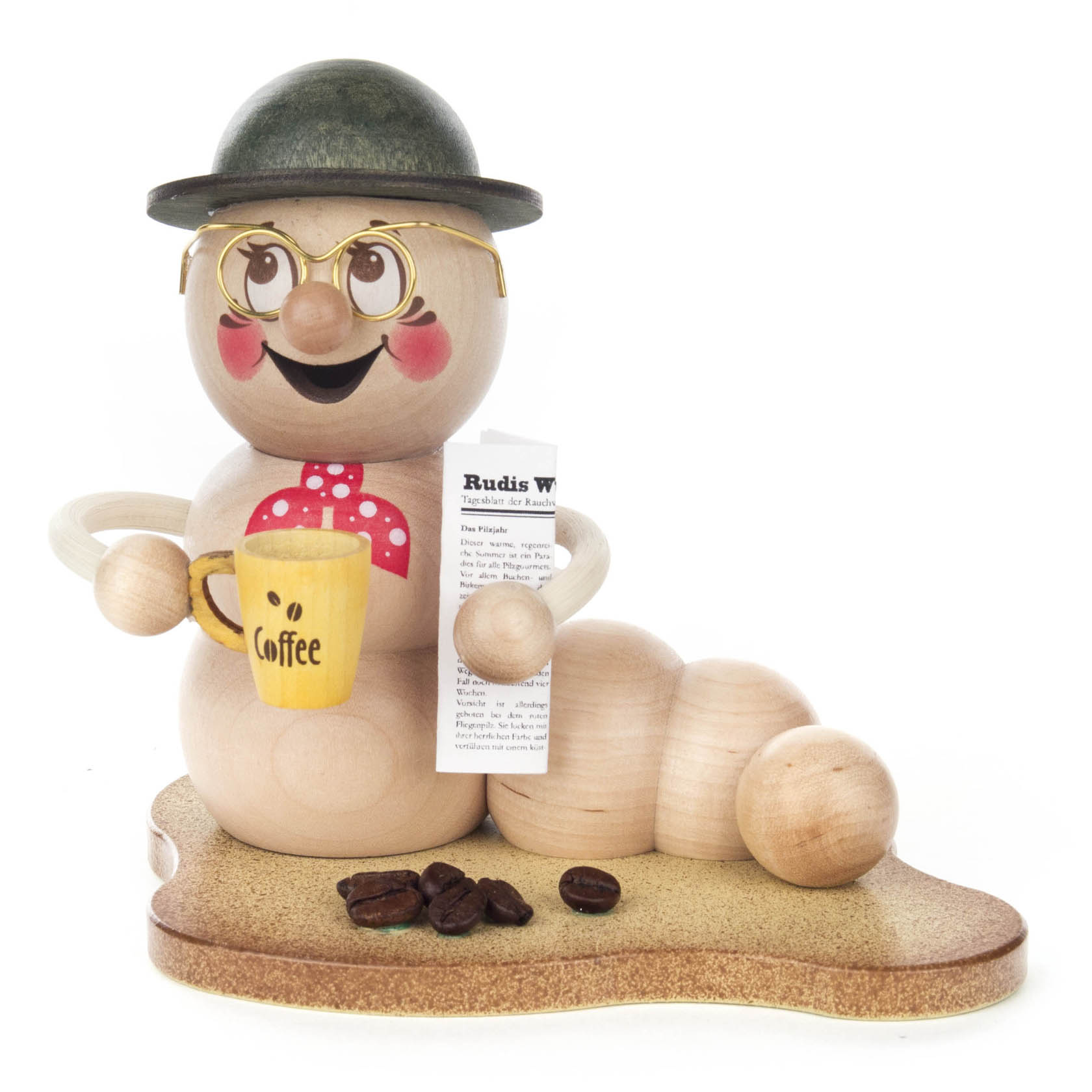 Räucherwurm Kaffeepausen-Rudi