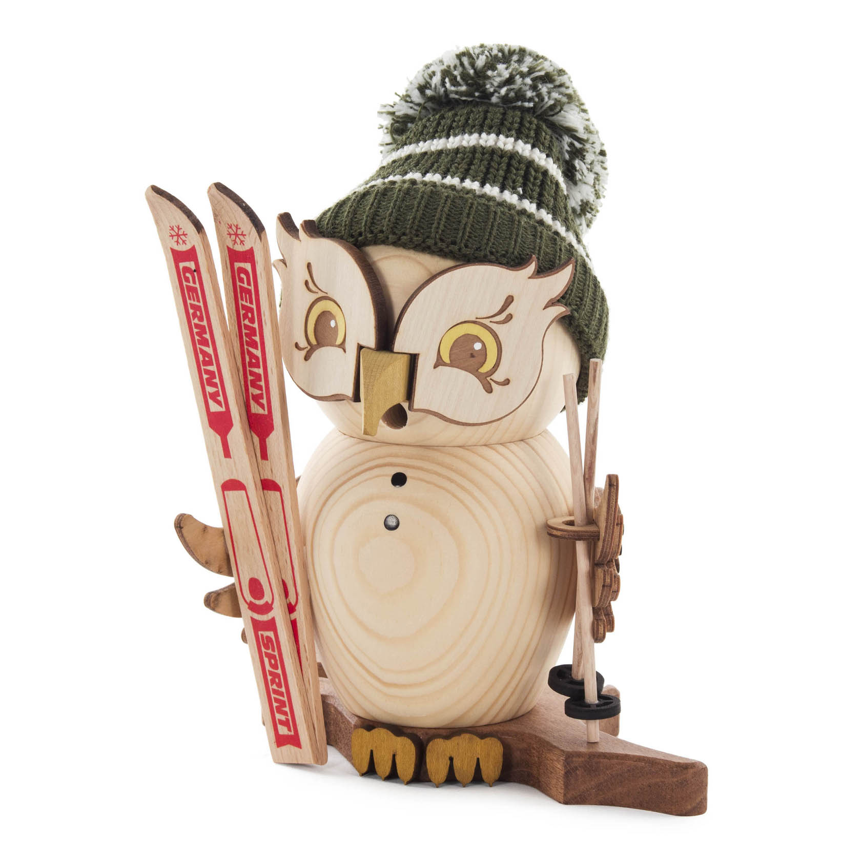 wooden smoker owl skier im Dregeno Online Shop günstig kaufen
