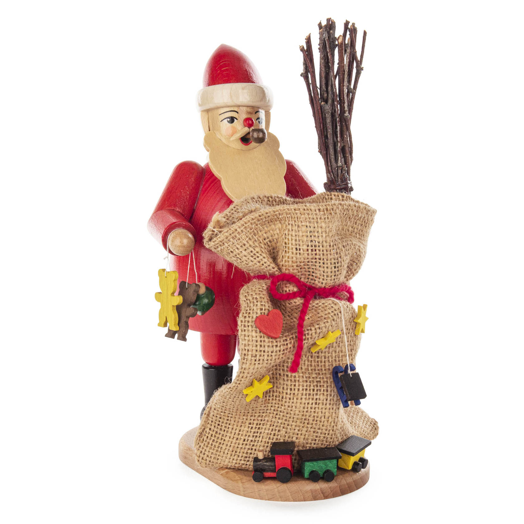 Räuchermann Weihnachtsmann mit Sack im Dregeno Online Shop günstig kaufen