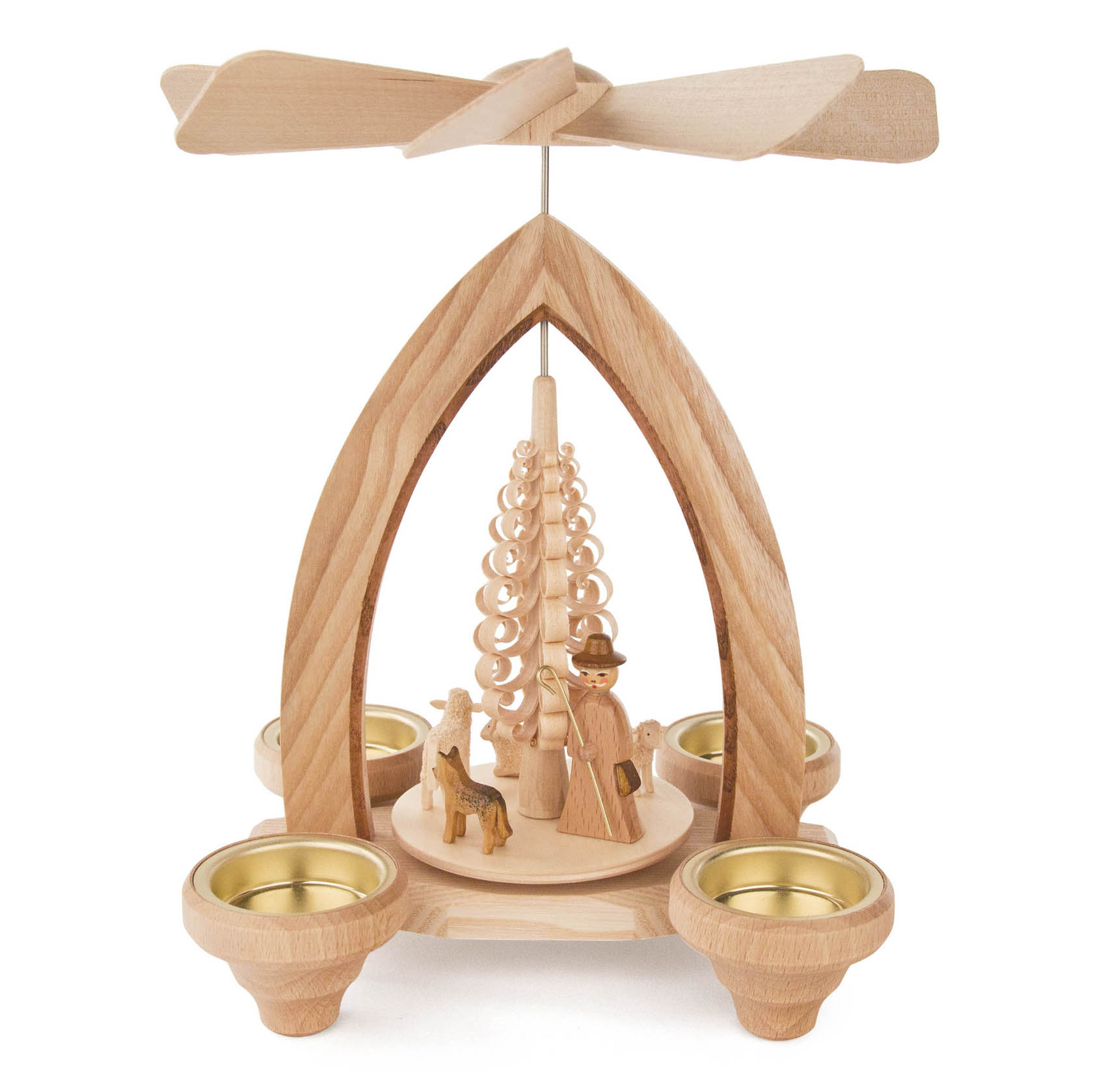 Pyramide mit Schäferei für Teelichte im Dregeno Online Shop günstig kaufen