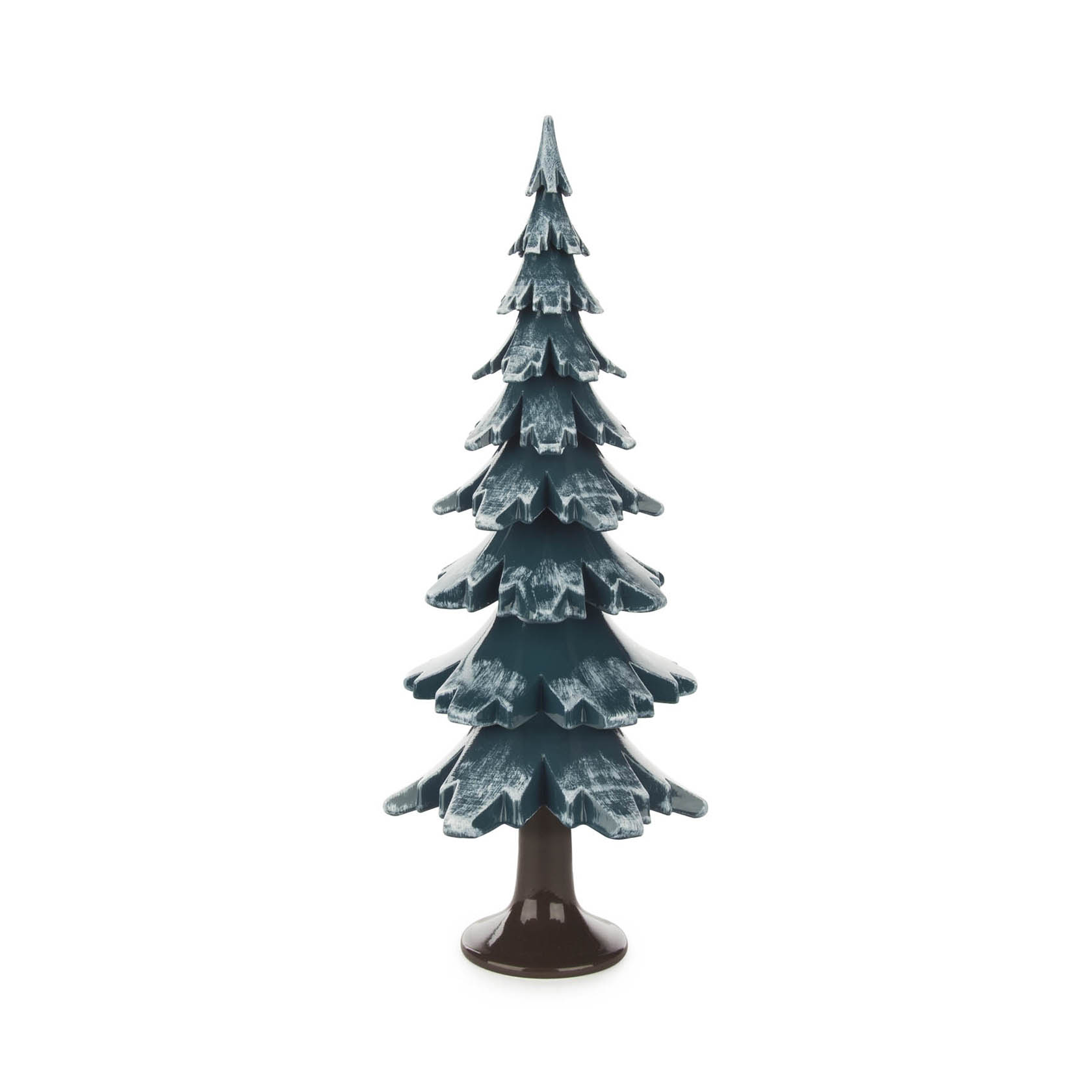 Massivholzbaum grün/weiß 29 cm