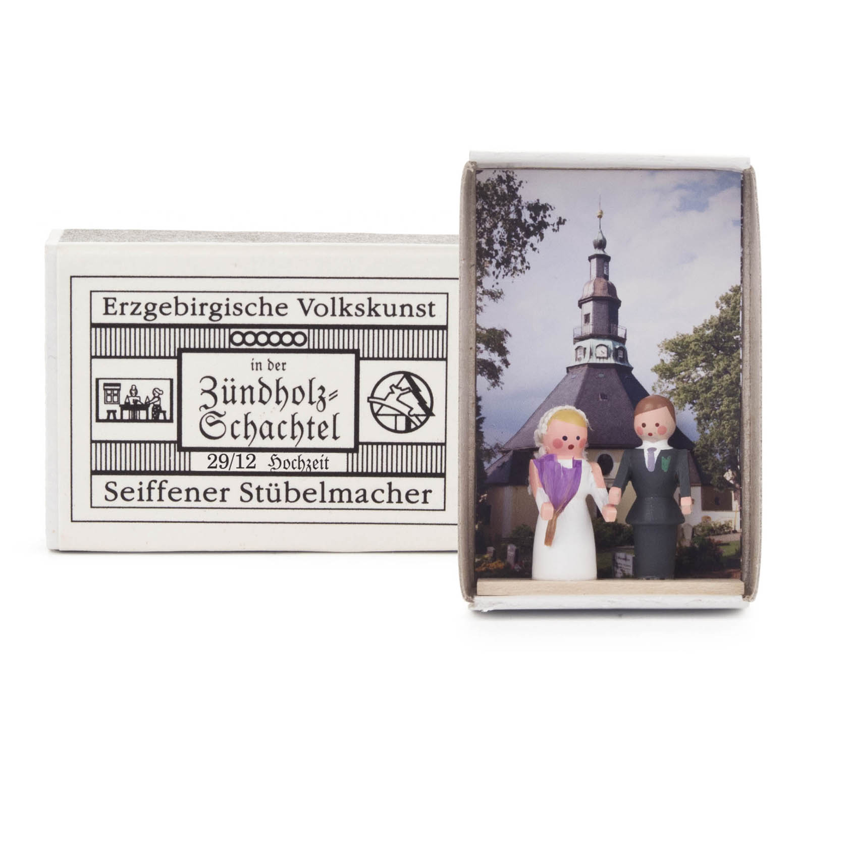 Zündholzschachtel Hochzeit