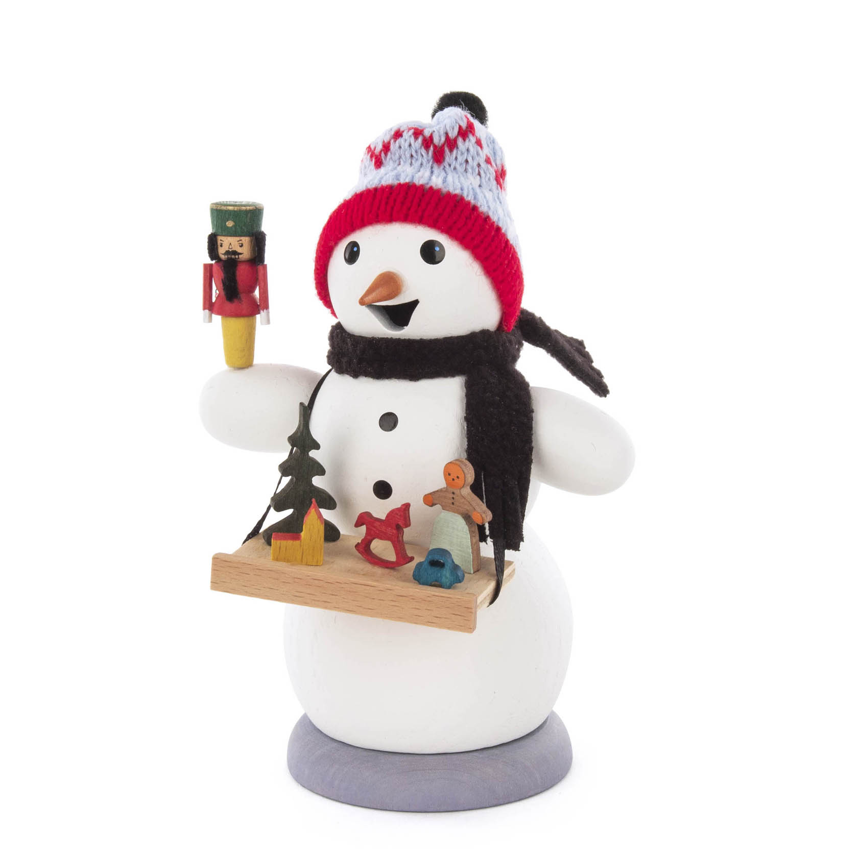 Räuchermann Schneemann Weihnachtsmarkthändler im Dregeno Online Shop günstig kaufen