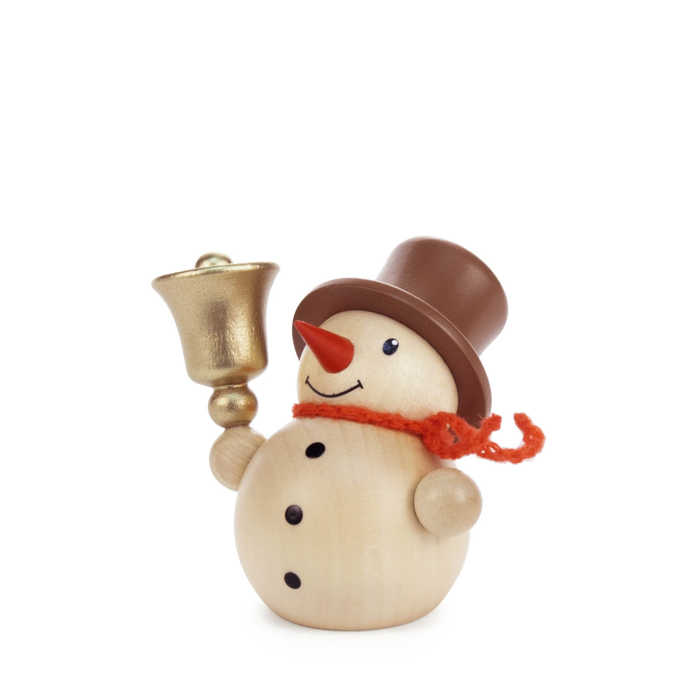 Schneemann mit Glocke natur, Bestückung für Vario-Leuchter